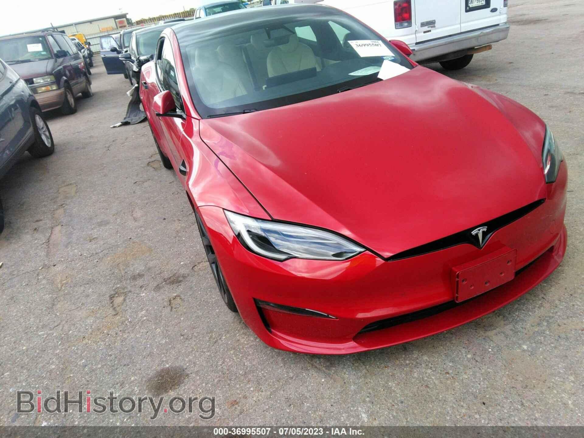 Photo 5YJSA1E65NF488041 - TESLA MODEL S 2022