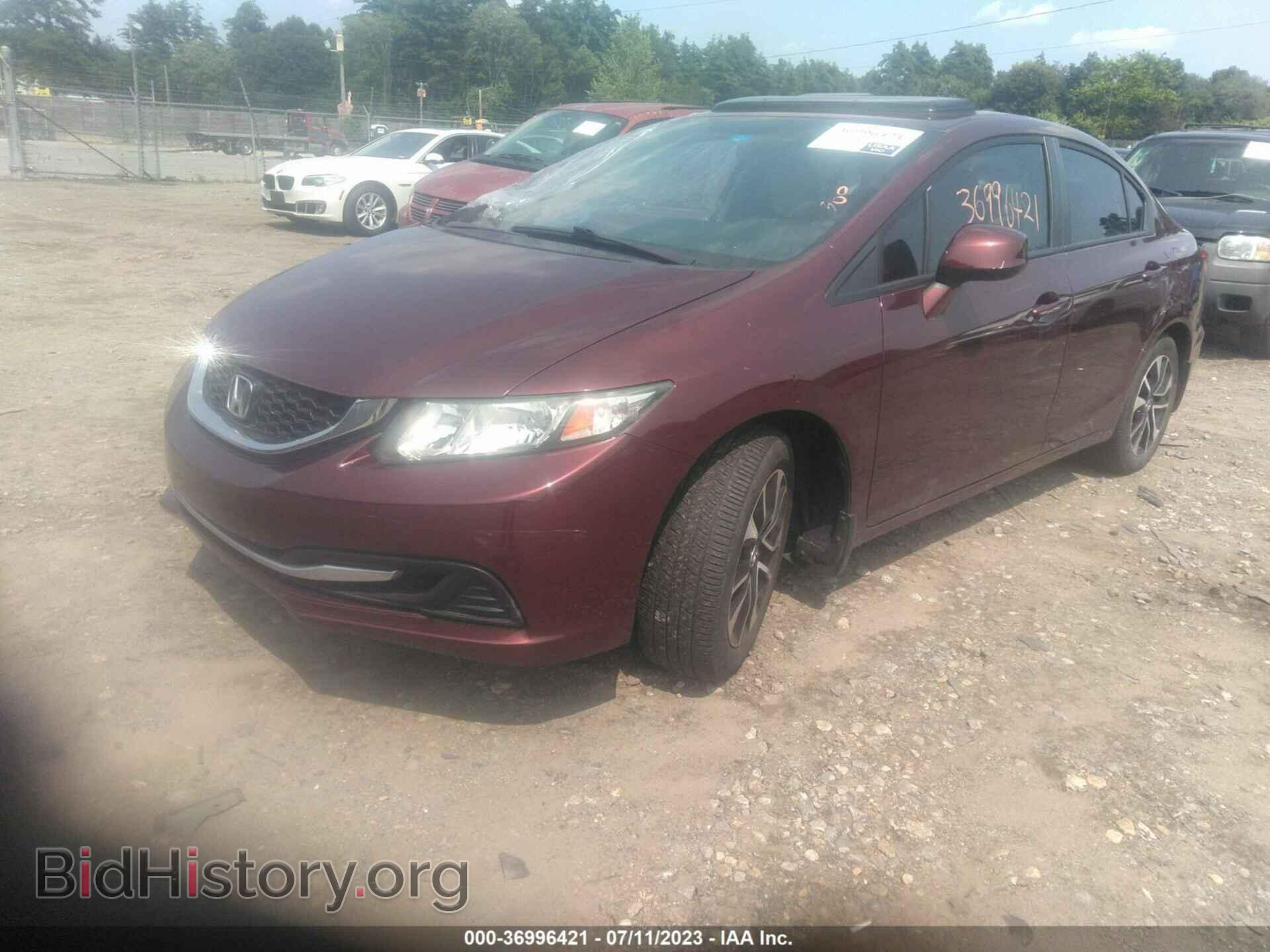 2013 HONDA CIVIC SDN - VIN: 19XFB2F85DE018732 - Фото 2