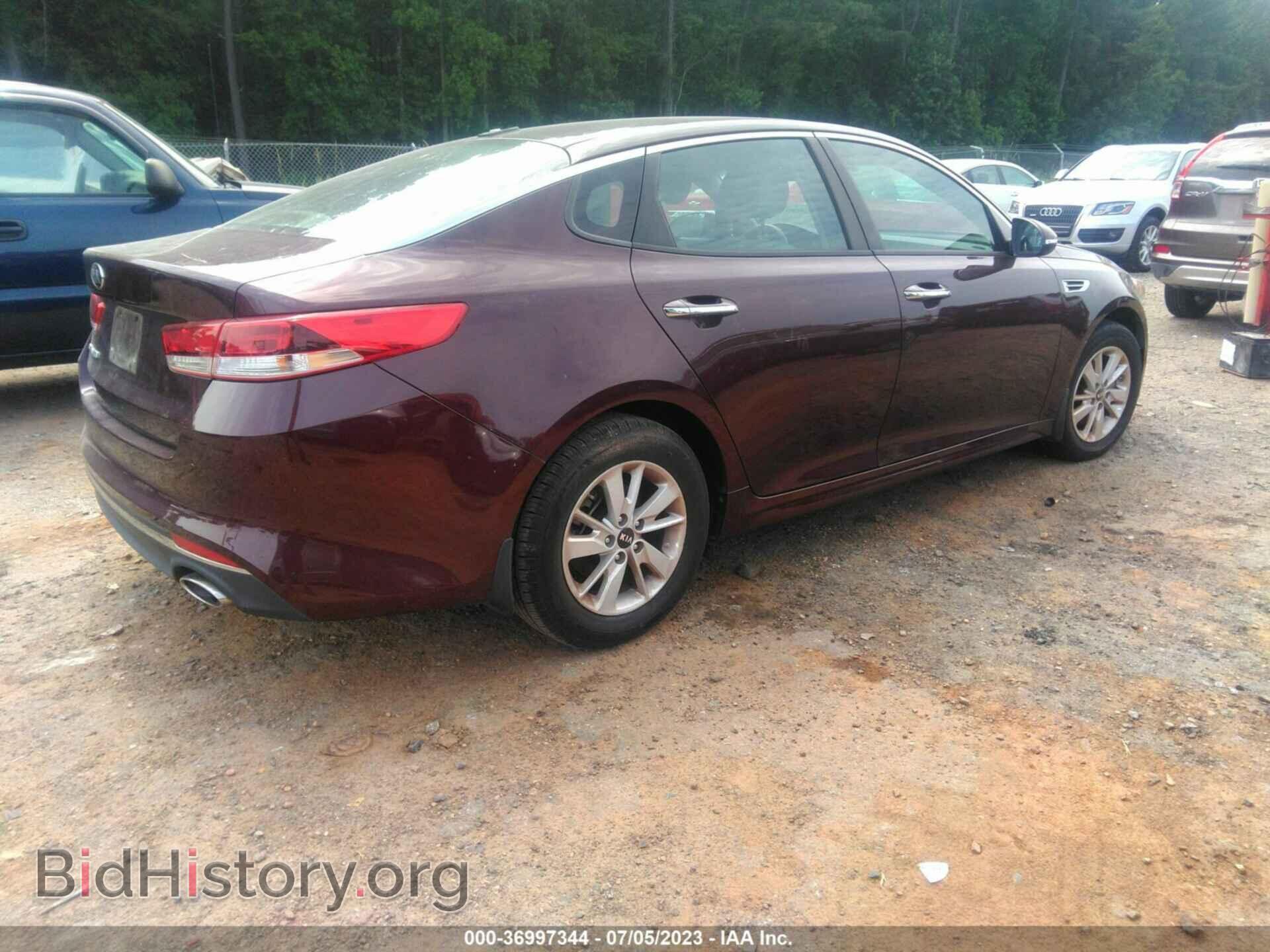2016 KIA OPTIMA - VIN: 5XXGT4L37GG108823 - Фото 4