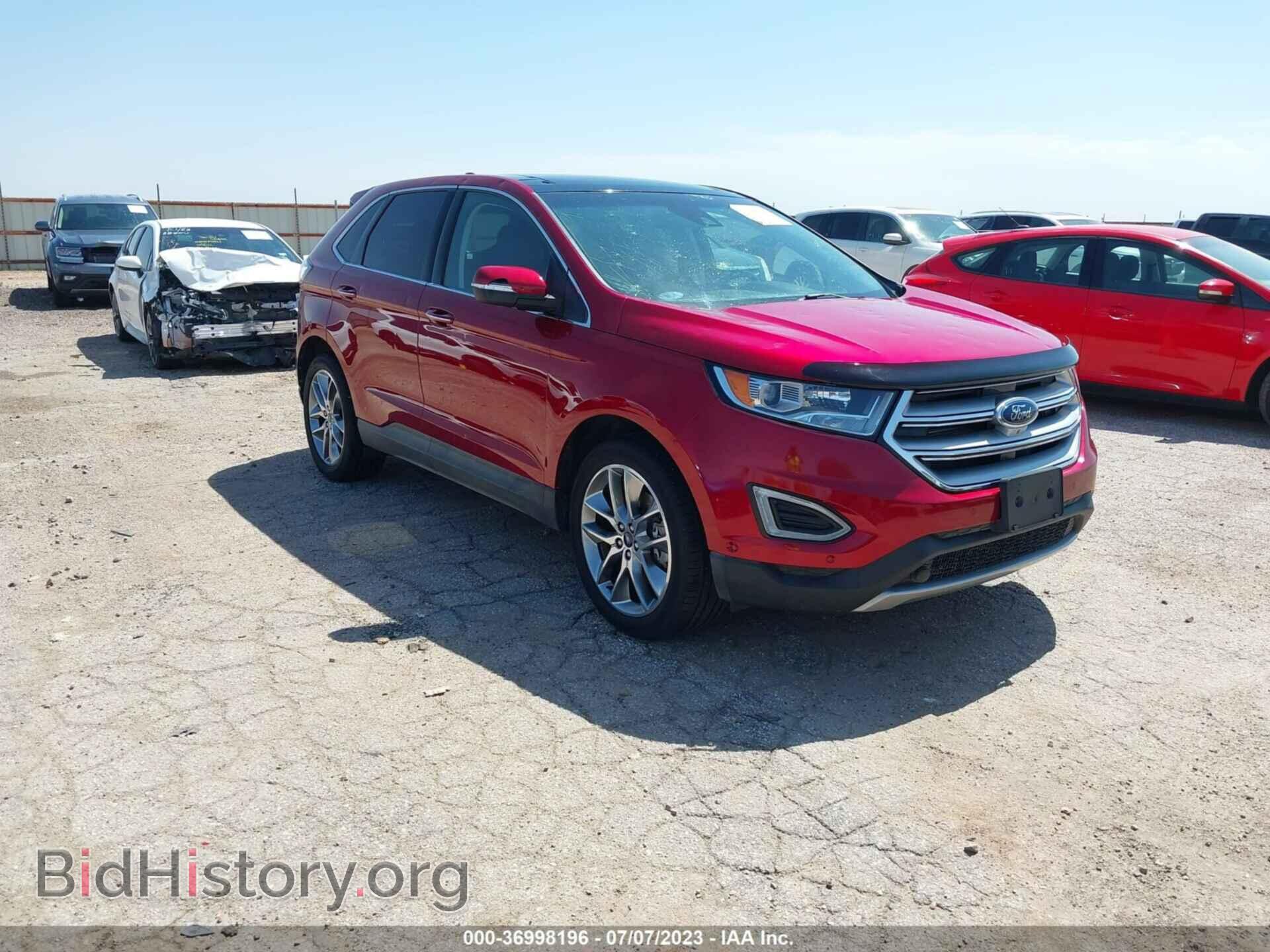 Photo 2FMPK4K89FBB27562 - FORD EDGE 2015