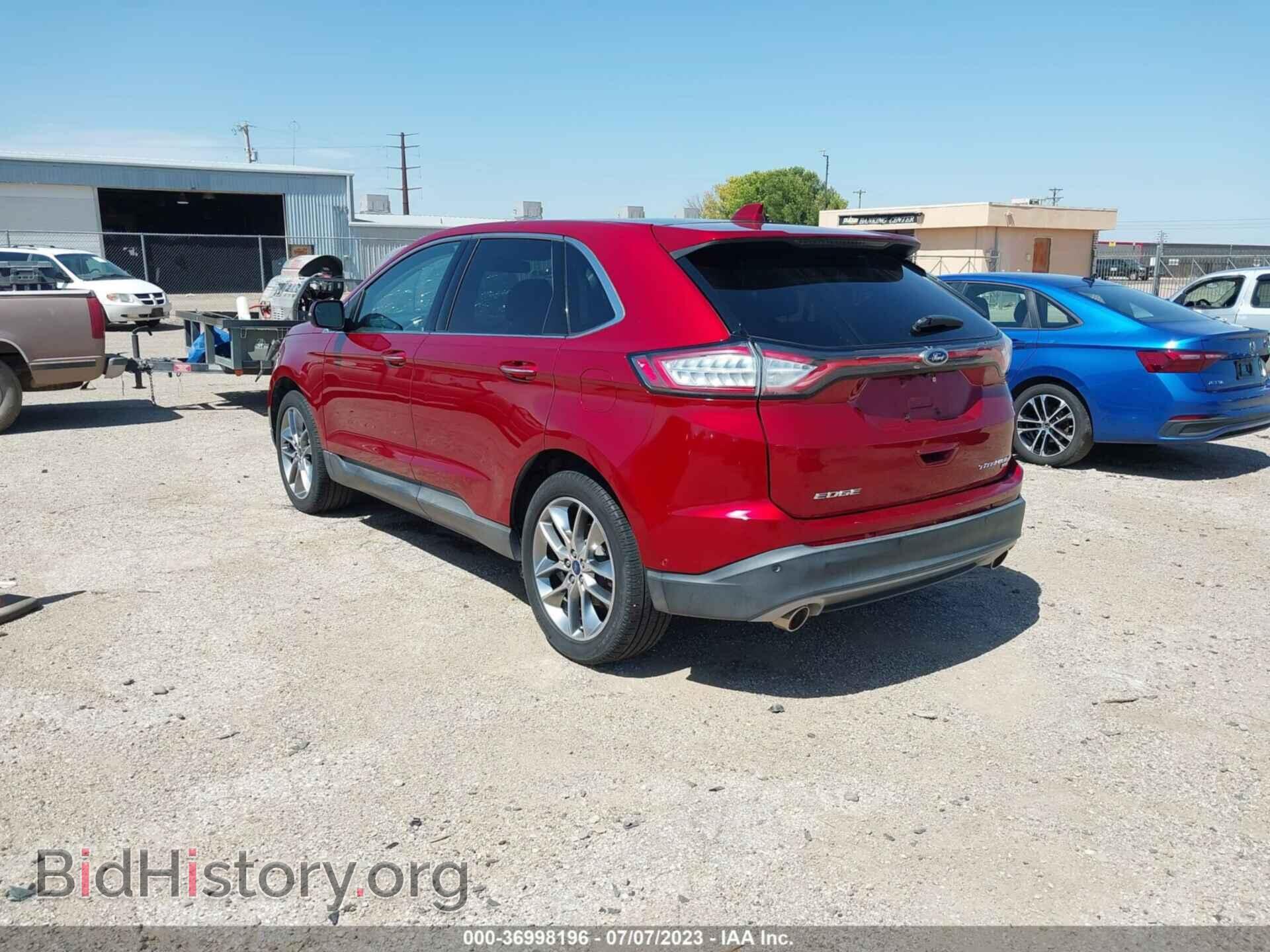 2015 FORD EDGE - VIN: 2FMPK4K89FBB27562 - Photo 3