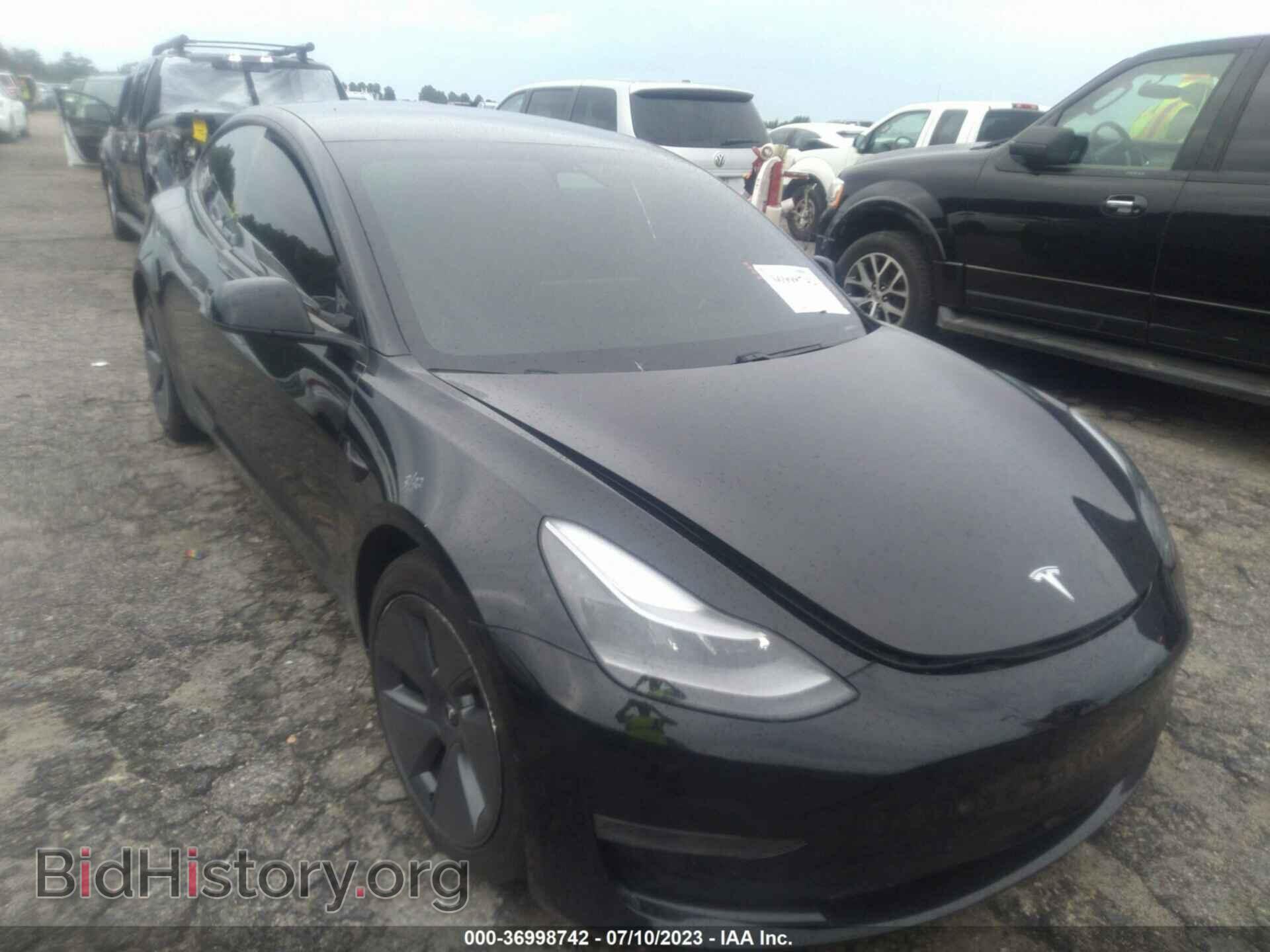 Photo 5YJ3E1EB0MF060253 - TESLA MODEL 3 2021