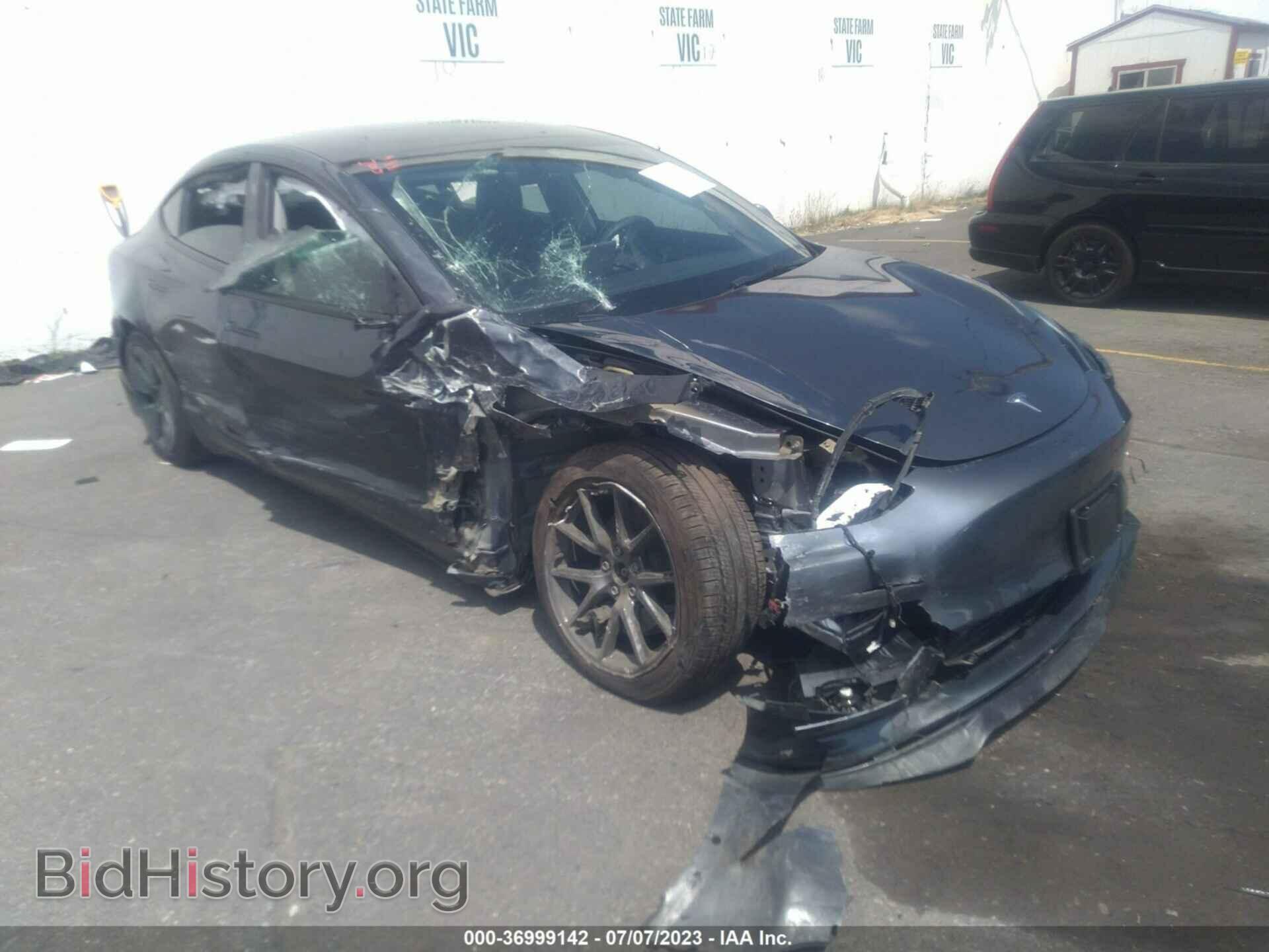 Photo 5YJ3E1EB5NF159586 - TESLA MODEL 3 2022