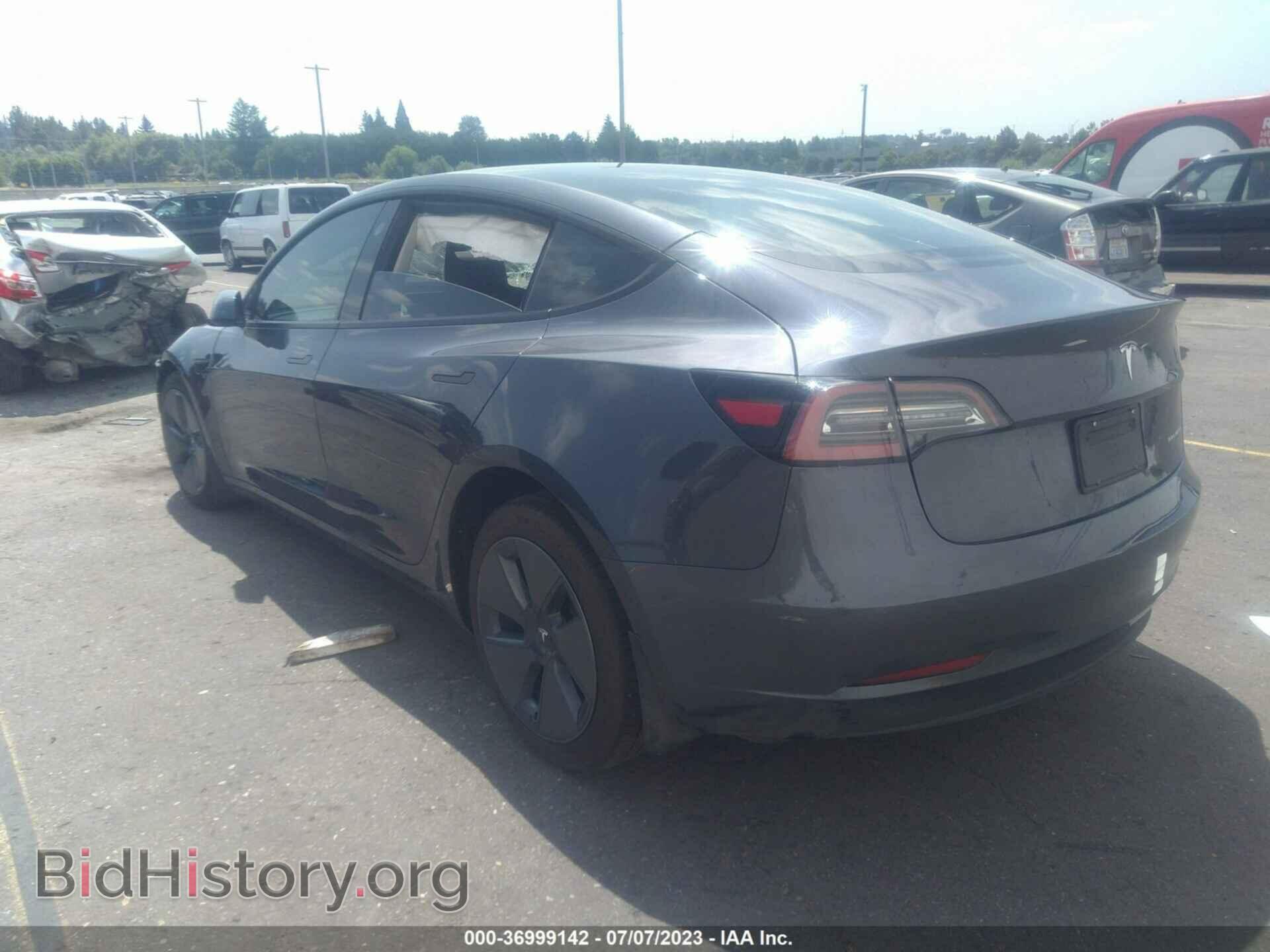 2022 TESLA MODEL 3 - VIN: 5YJ3E1EB5NF159586 - Фото 3