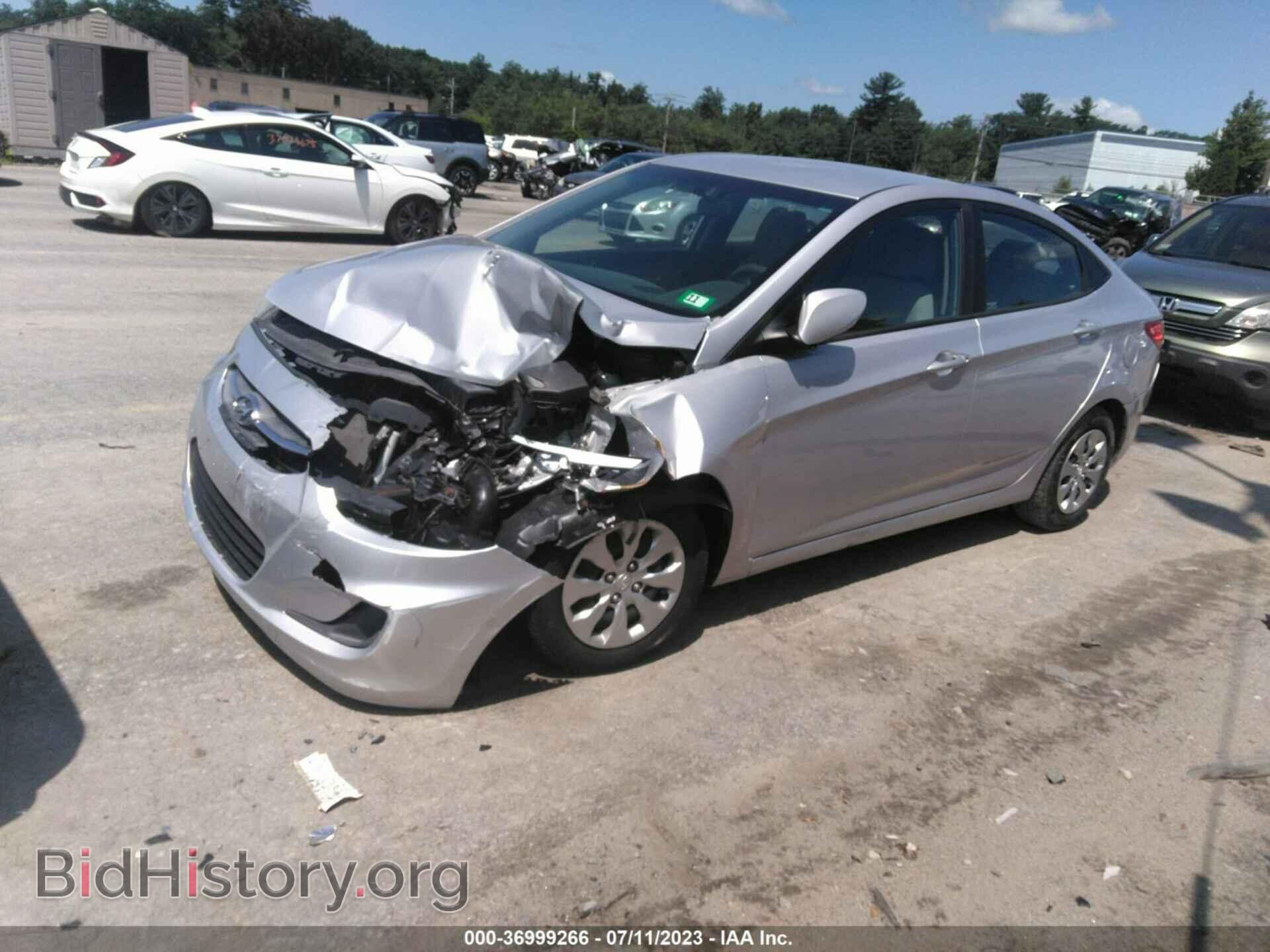 2017 HYUNDAI ACCENT - VIN: KMHCT4AE1HU318554 - Фото 2