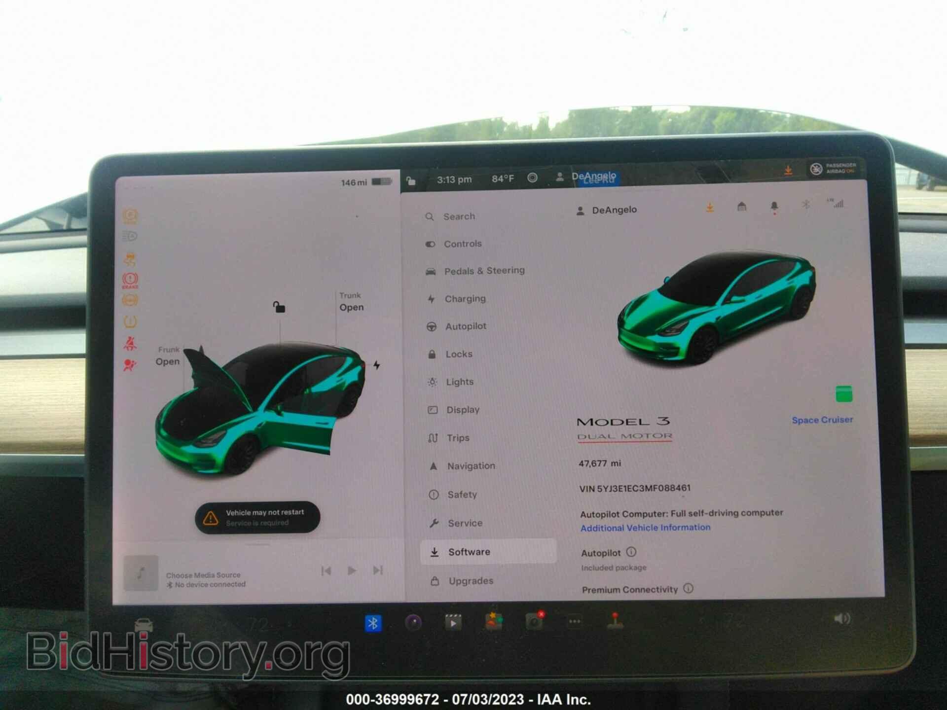 2021 TESLA MODEL 3 - VIN: 5YJ3E1EC3MF088461 - Photo 7