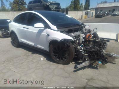 2022 Tesla MODEL X Plaid TRI Motor All-Wheel Drive/Dual Motor All-Wheel Drive, белый — VIN 7SAXCDE59NF362051, IAAI