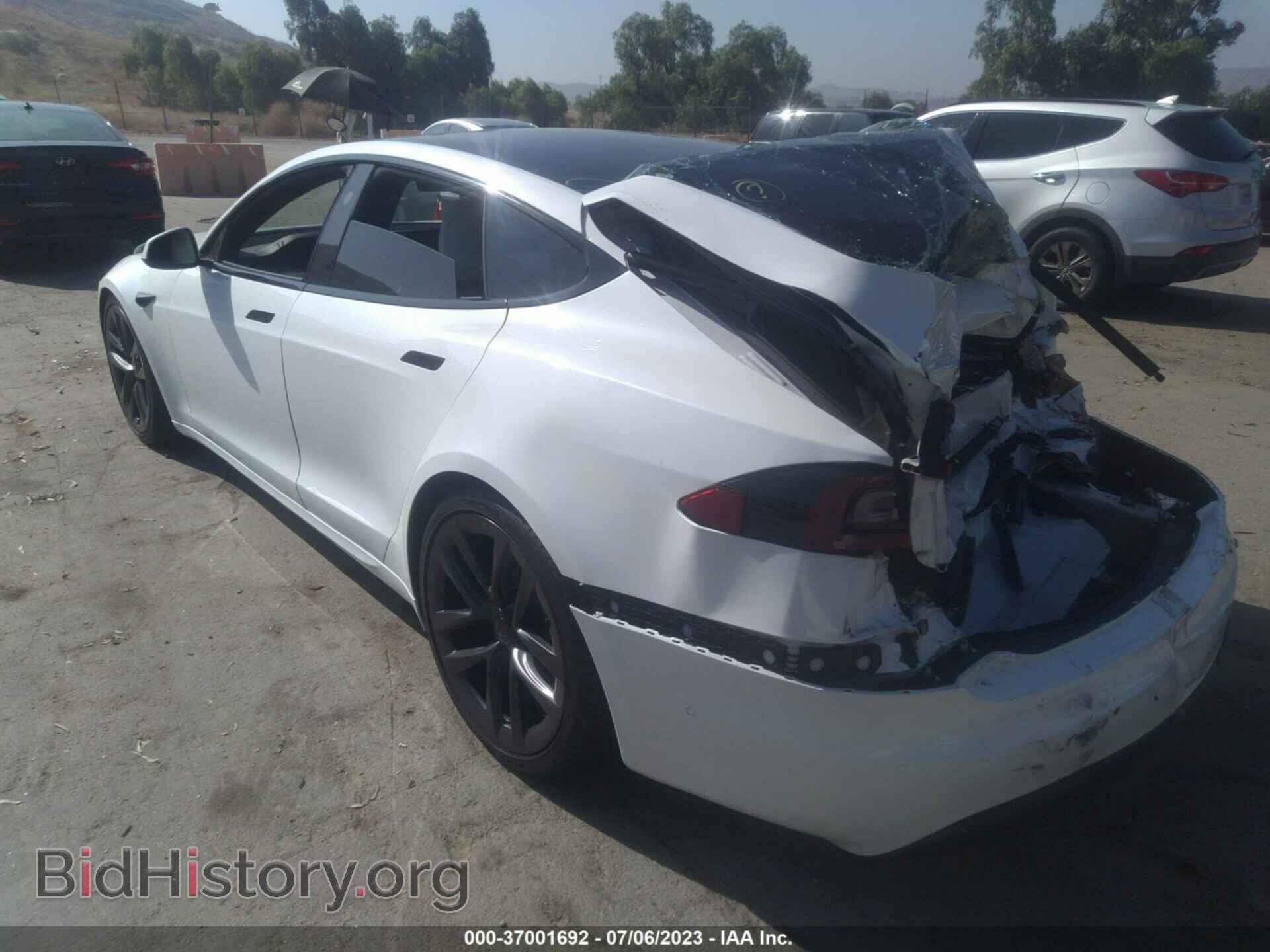 2022 TESLA MODEL S - VIN: 5YJSA1E5XNF464065 - Фото 3