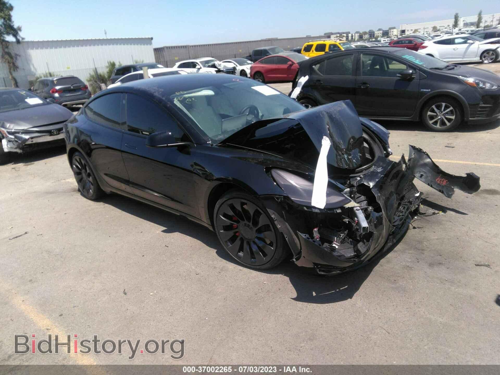 Photo 5YJ3E1EC6NF298117 - TESLA MODEL 3 2022
