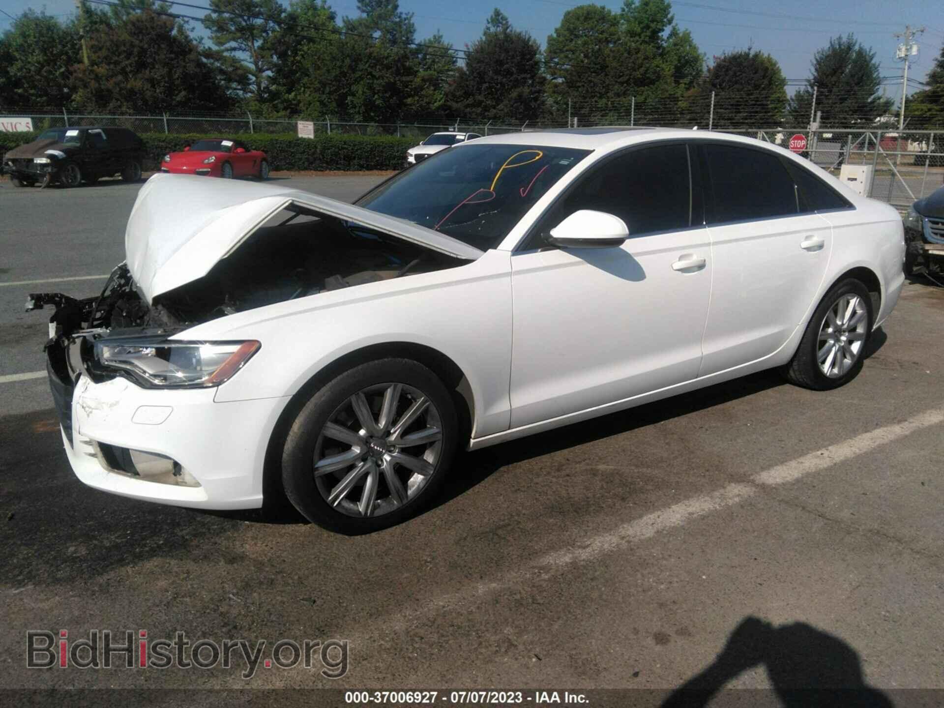 2014 AUDI A6 - VIN: WAUCFAFC1EN125549 - Фото 2
