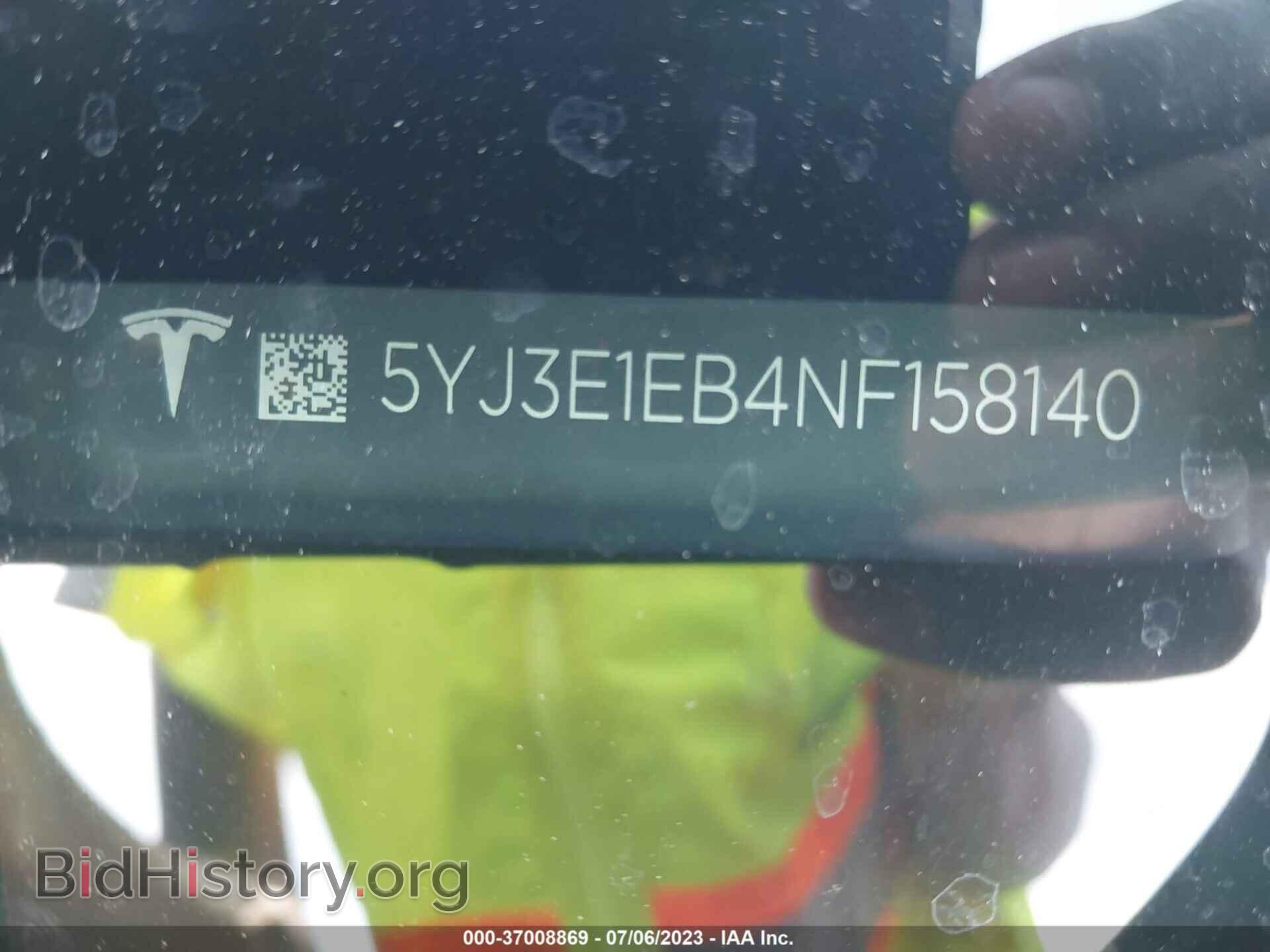 2022 TESLA MODEL 3 - VIN: 5YJ3E1EB4NF158140 - Photo 9