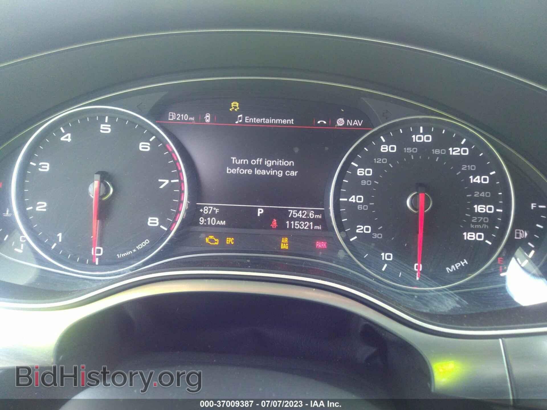 2013 AUDI A6 - VIN: WAUGFAFC0DN016841 - Фото 7