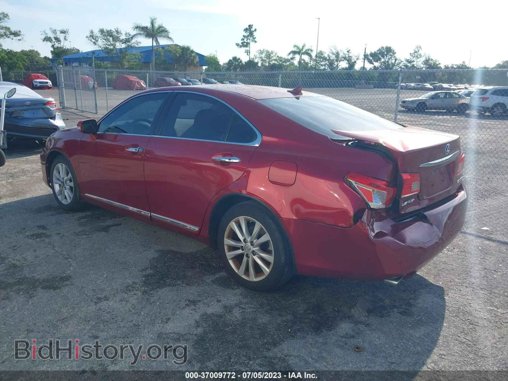 2010 LEXUS ES 350 - VIN: JTHBK1EG5A2346256 - Фото 3