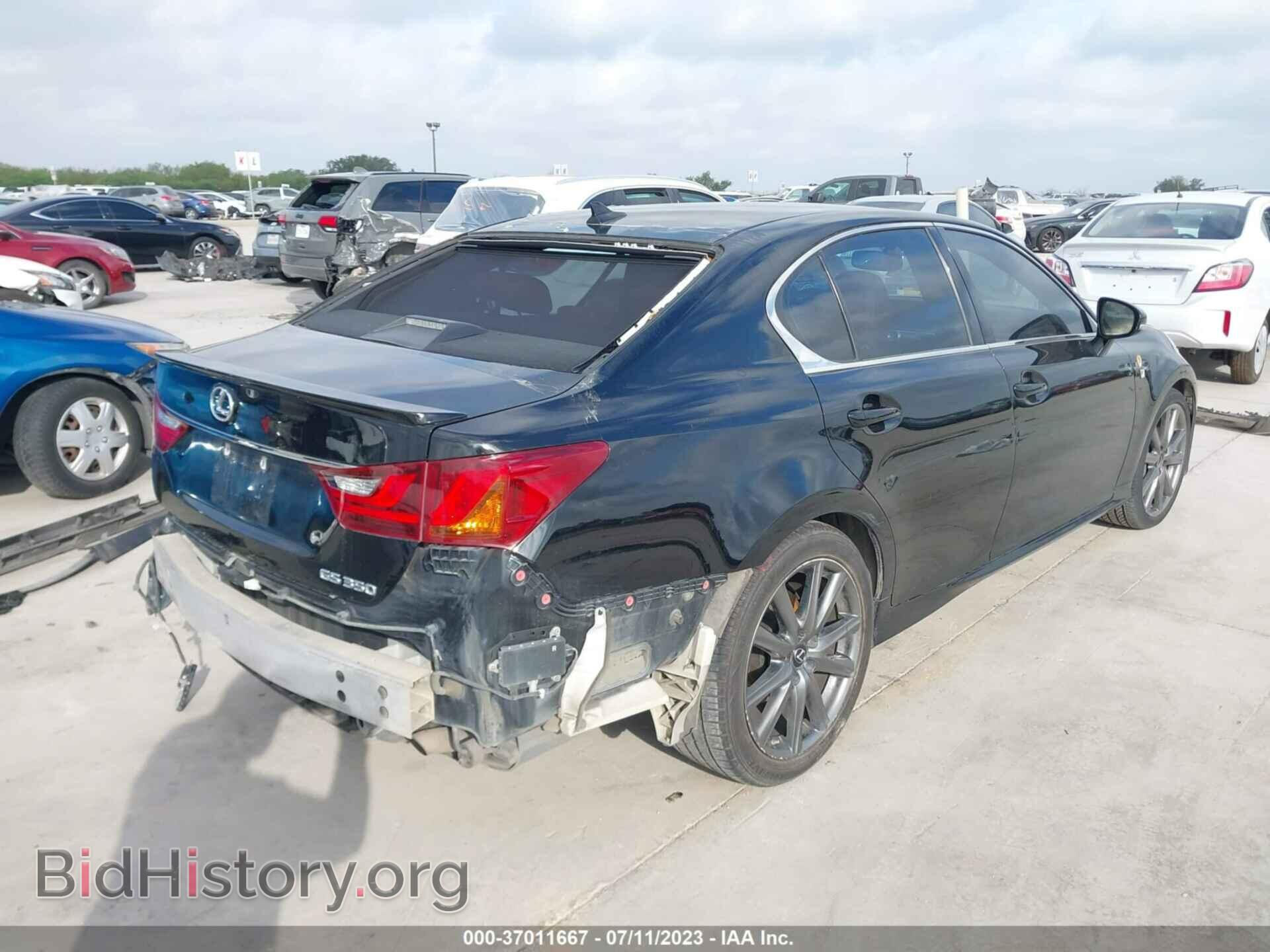 2013 LEXUS GS 350 - VIN: JTHBE1BL8D5026439 - Фото 4