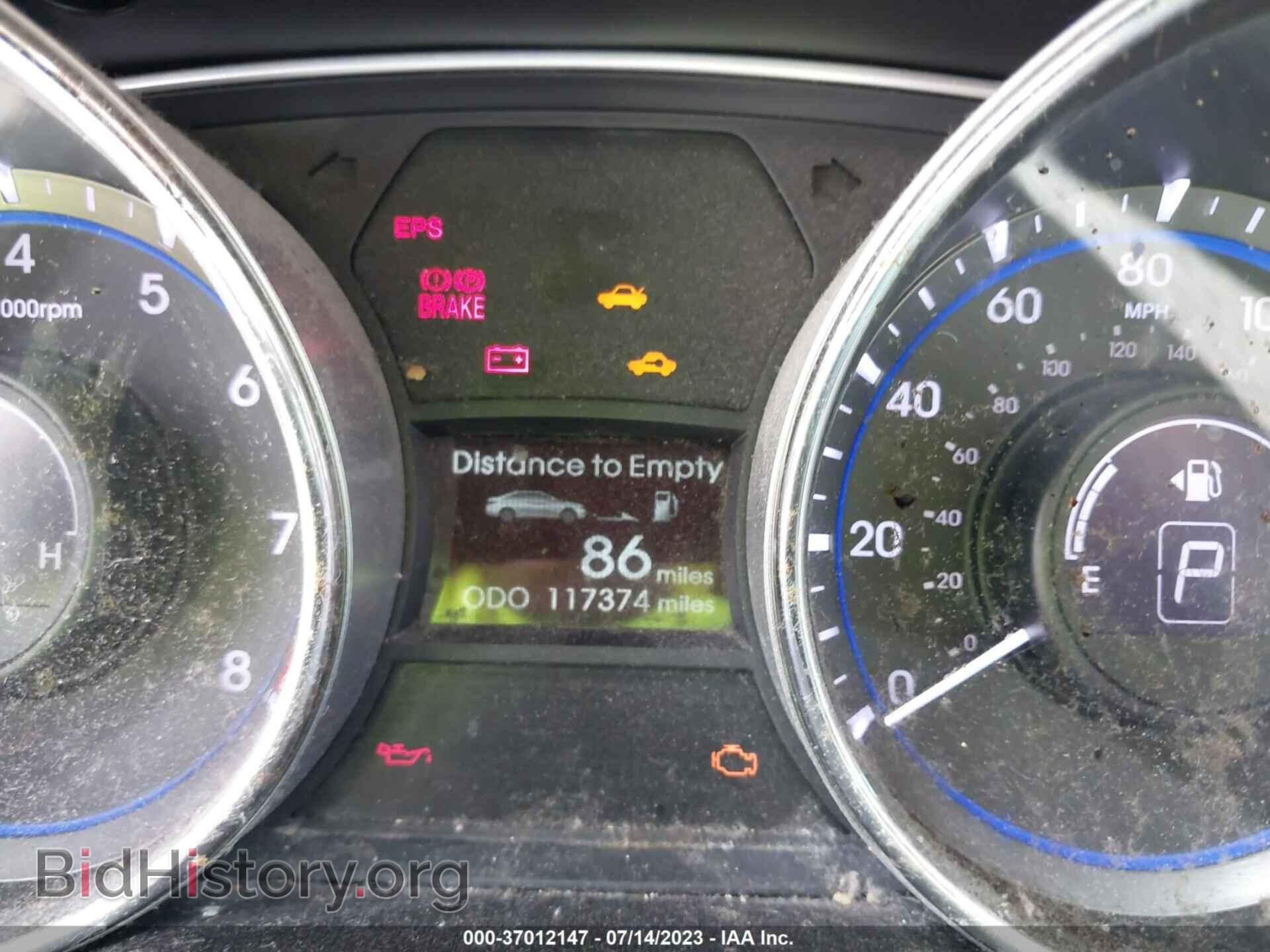 2013 HYUNDAI SONATA - VIN: 5NPEC4AC6DH777417 - Фото 7