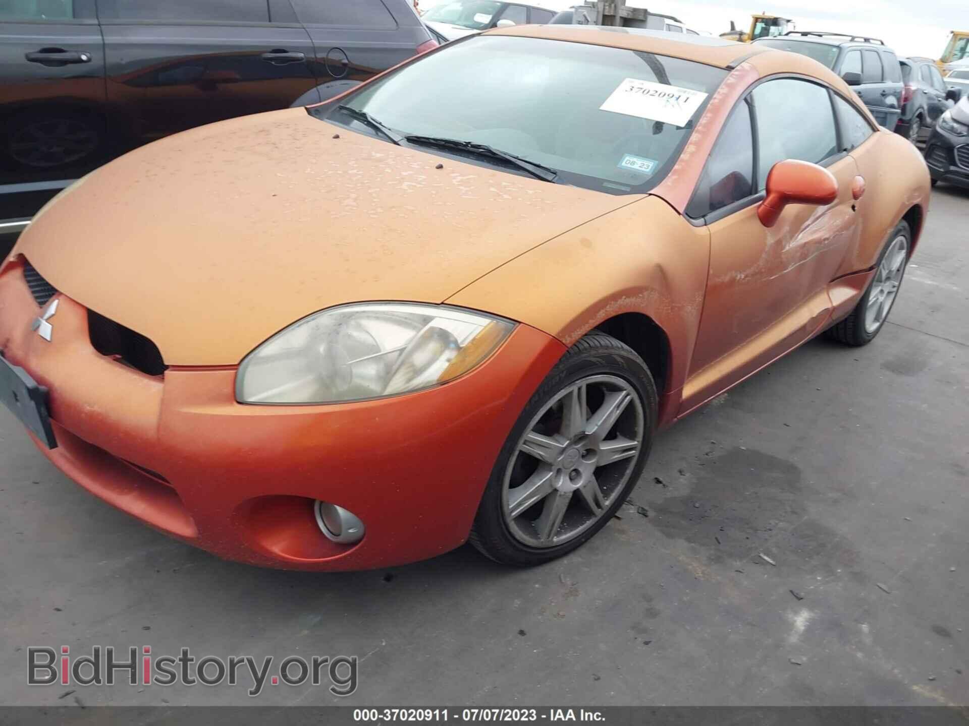 2006 MITSUBISHI ECLIPSE - VIN: 4A3AK34TX6E012380 - Фото 2