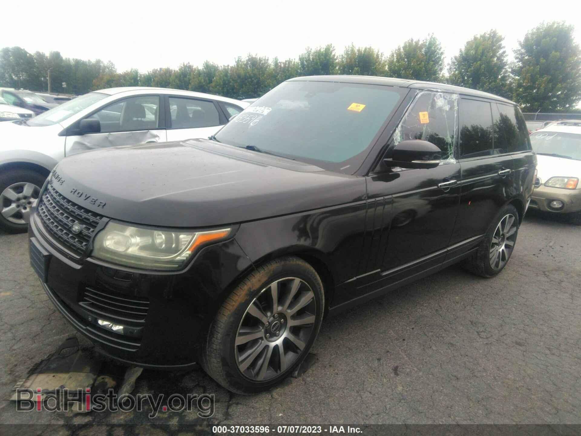 2014 LAND ROVER RANGE ROVER - VIN: SALGV2EF9EA135836 - Фото 2