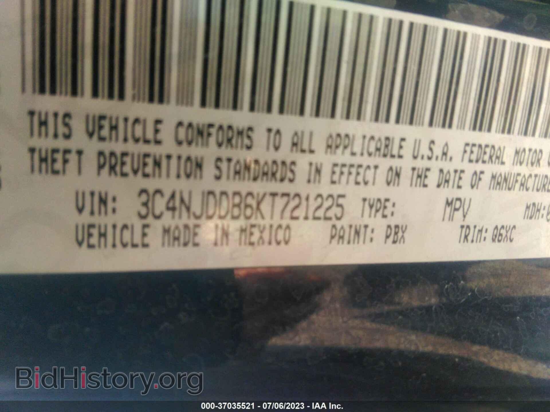 2019 JEEP COMPASS - VIN: 3C4NJDDB6KT721225 - Photo 9