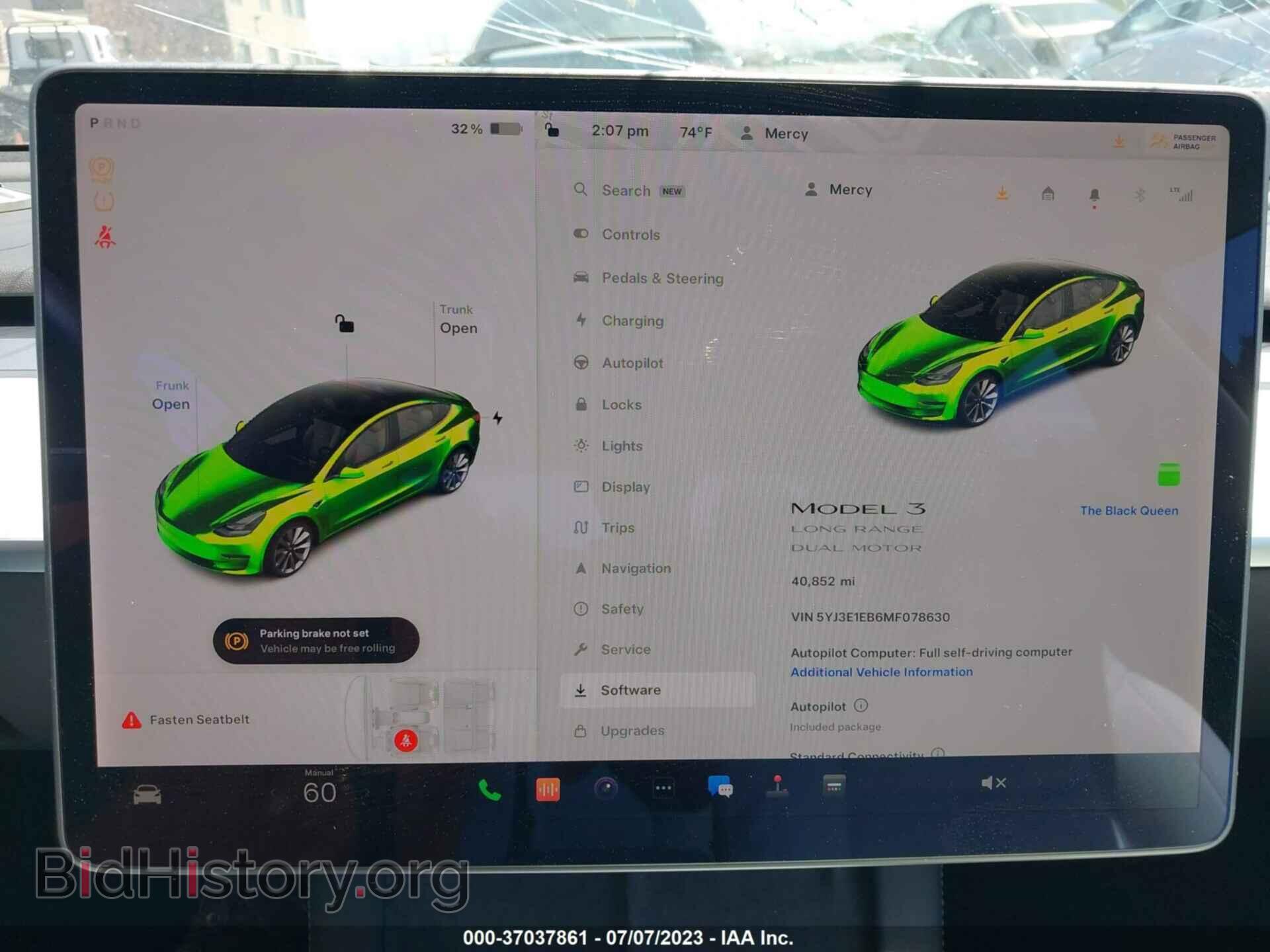 2021 TESLA MODEL 3 - VIN: 5YJ3E1EB6MF078630 - Photo 7