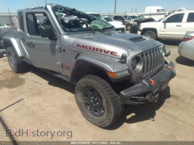 2021 Jeep GLADIATOR Mojave, серебристый — VIN 1C6JJTEG9ML543383, IAAI