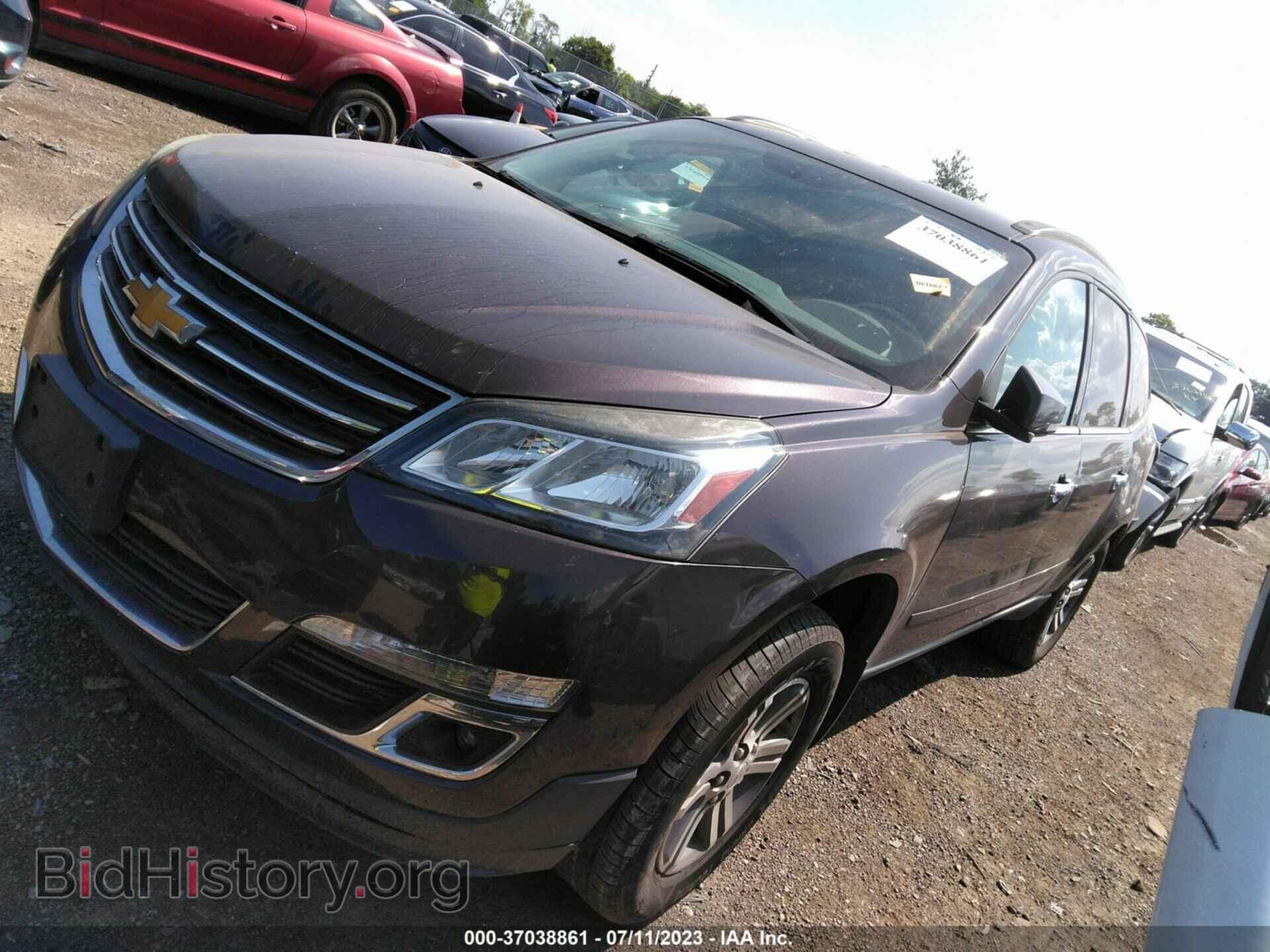 2015 CHEVROLET TRAVERSE - VIN: 1GNKRGKD1FJ183393 - Фото 2