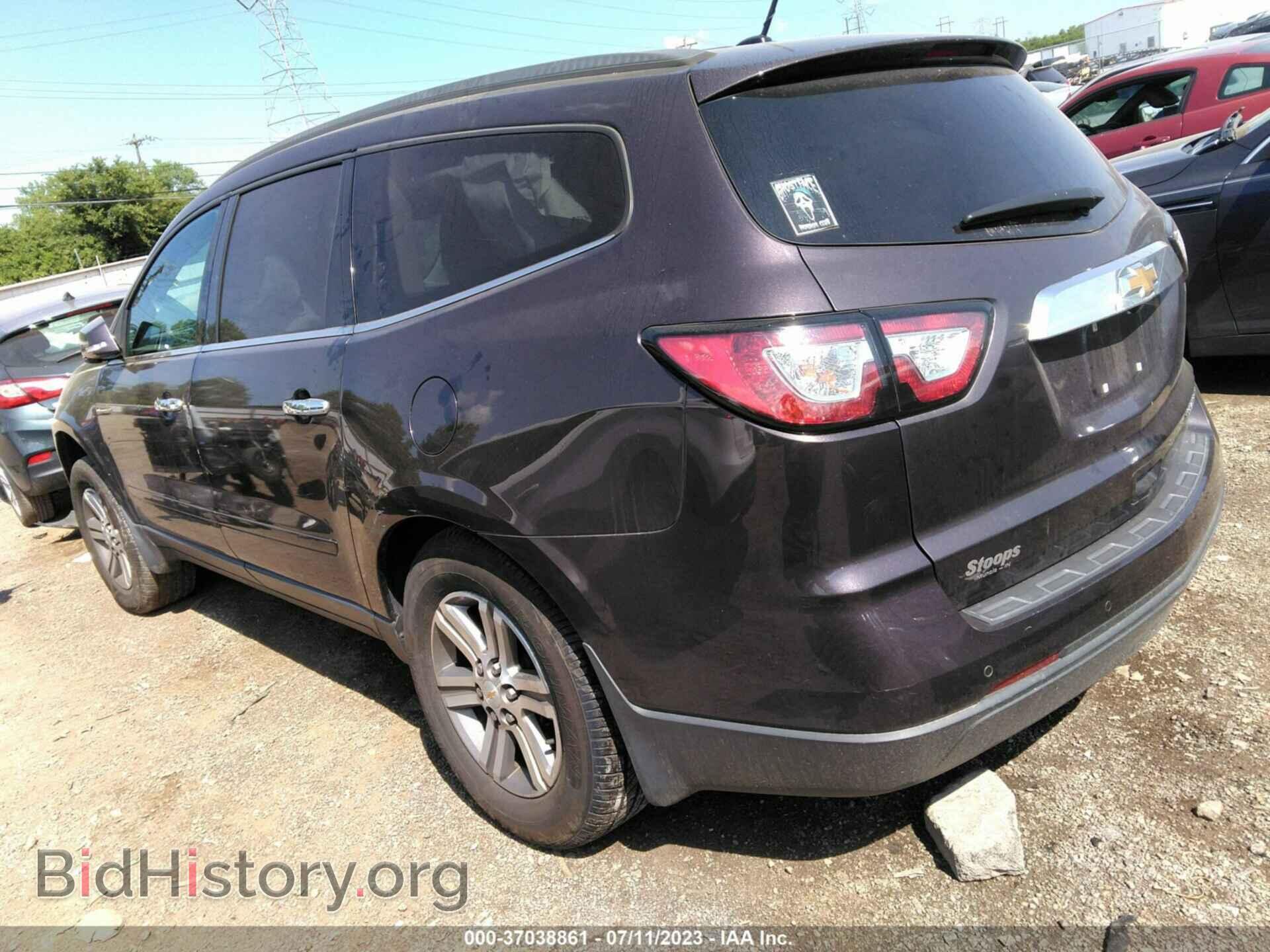 2015 CHEVROLET TRAVERSE - VIN: 1GNKRGKD1FJ183393 - Фото 3