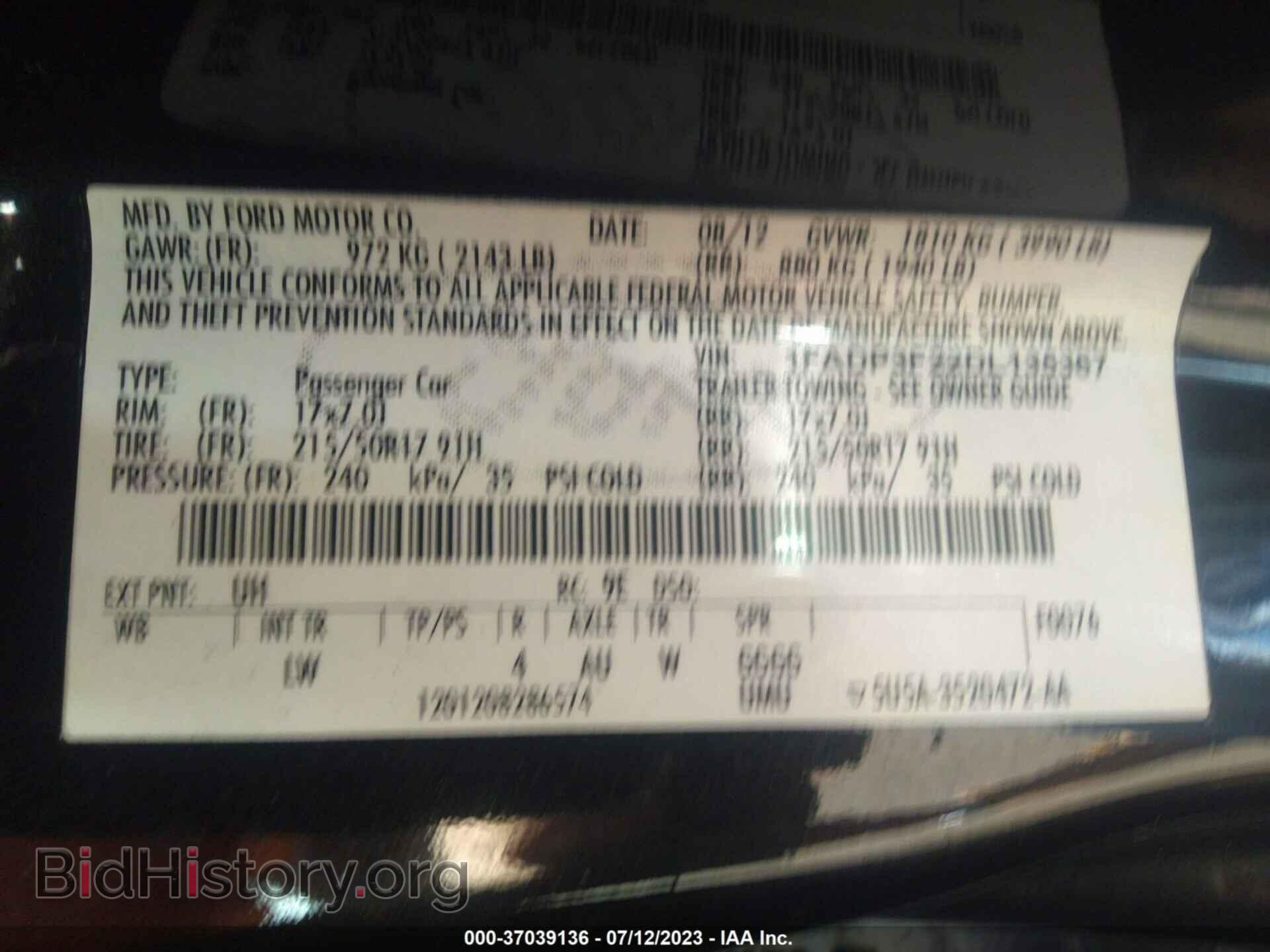 2013 FORD FOCUS - VIN: 1FADP3F22DL135367 - Photo 9