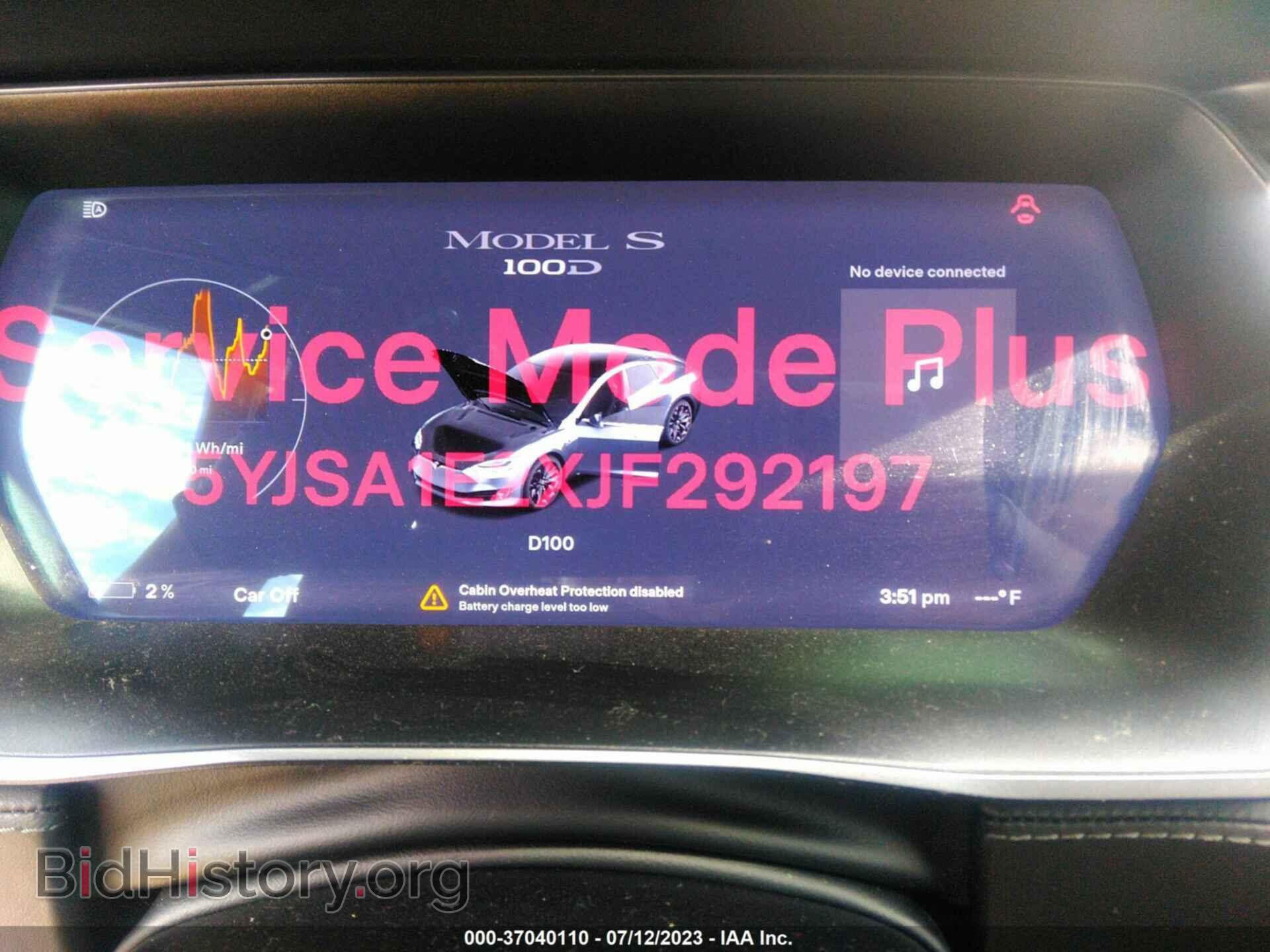 2018 TESLA MODEL S - VIN: 5YJSA1E2XJF292197 - Photo 7