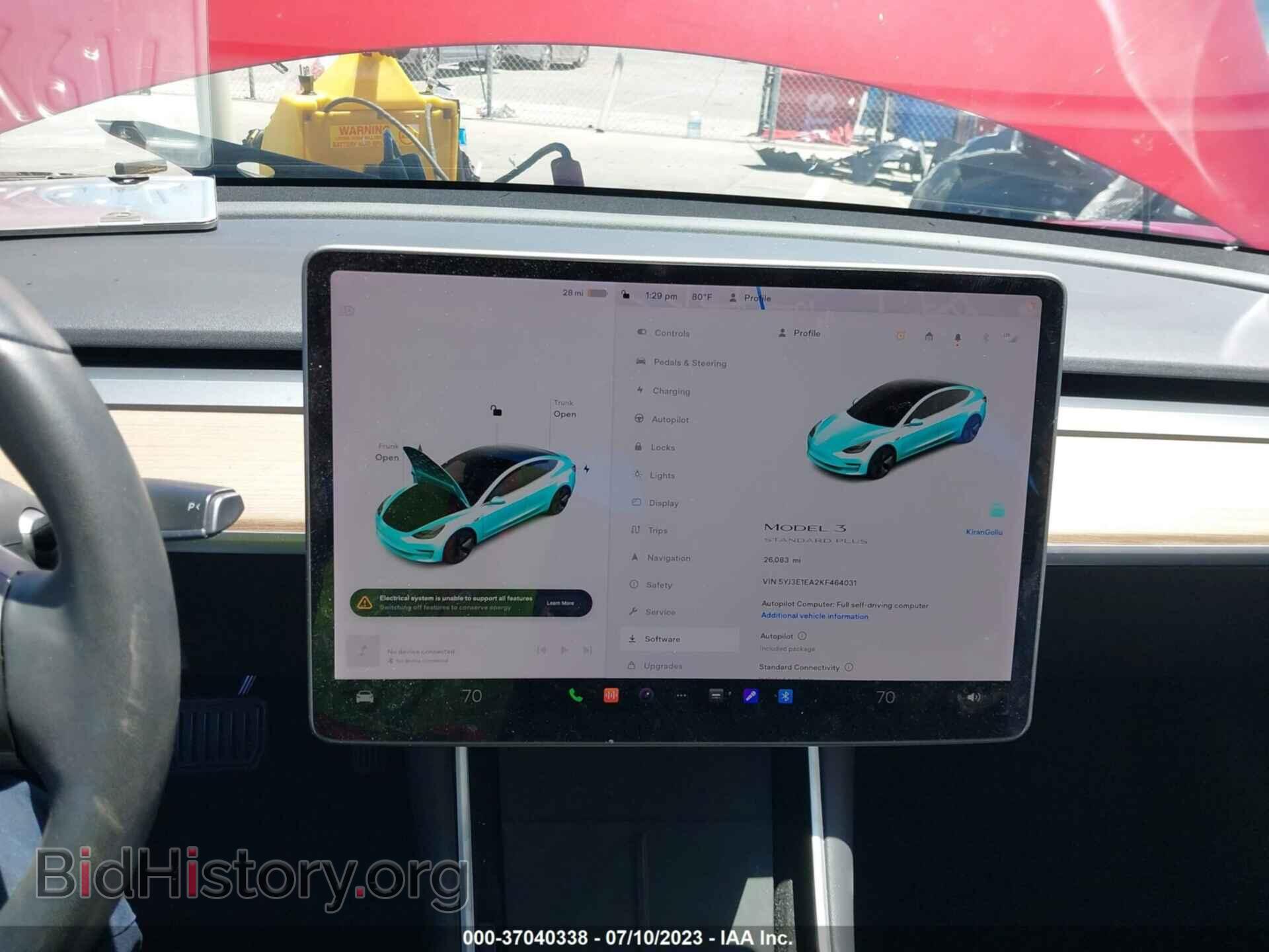 2019 TESLA MODEL 3 - VIN: 5YJ3E1EA2KF464031 - Photo 16