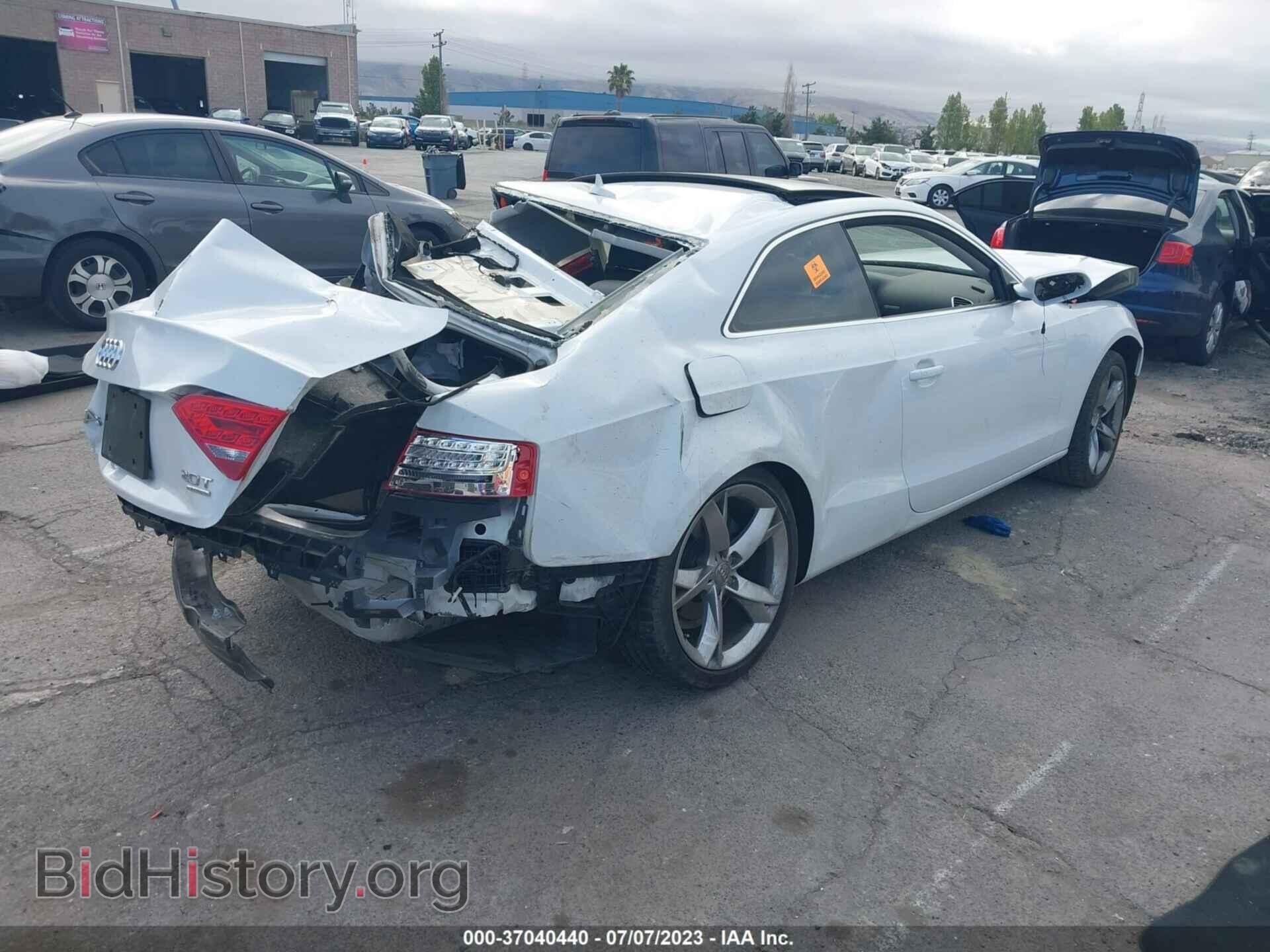 2012 AUDI A5 - VIN: WAULFAFR3CA029169 - Фото 4
