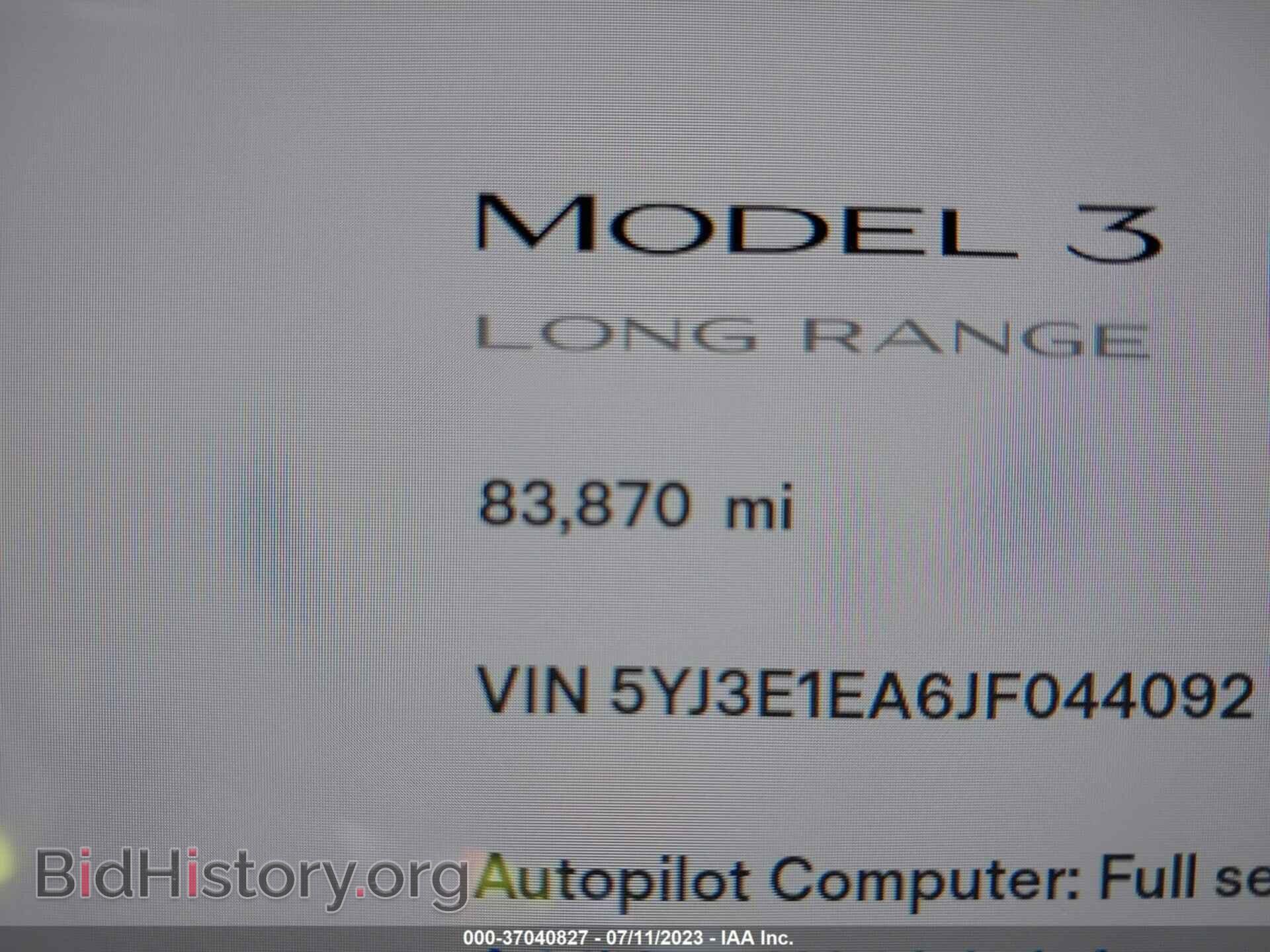 2018 TESLA MODEL 3 - VIN: 5YJ3E1EA6JF044092 - Фото 15