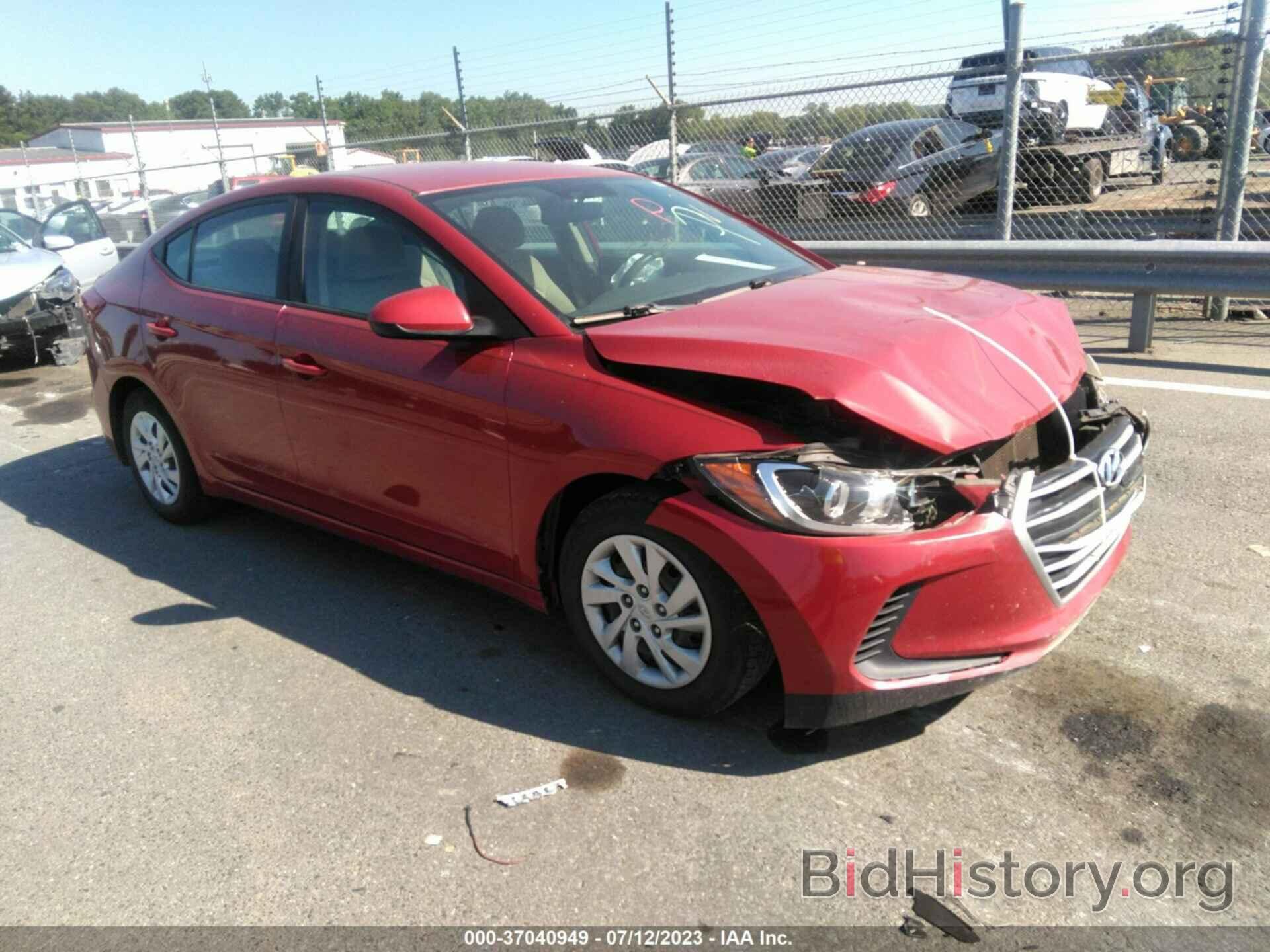 Photo 5NPD74LFXJH230542 - HYUNDAI ELANTRA 2018