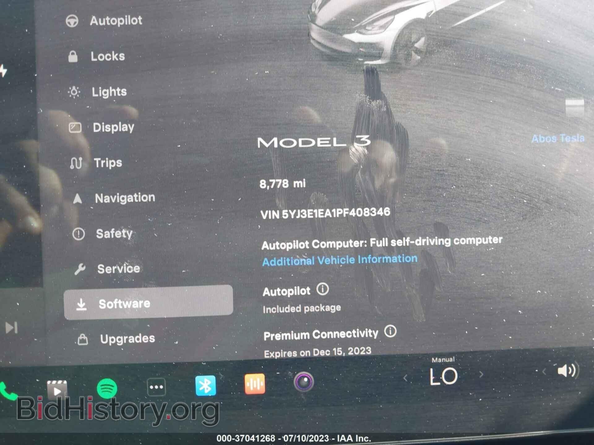 2023 TESLA MODEL 3 - VIN: 5YJ3E1EA1PF408346 - Фото 7
