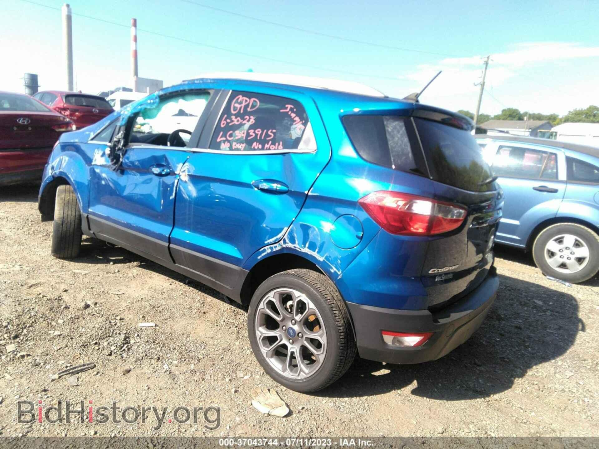 2020 FORD ECOSPORT - VIN: MAJ6S3KL0LC343915 - Фото 3