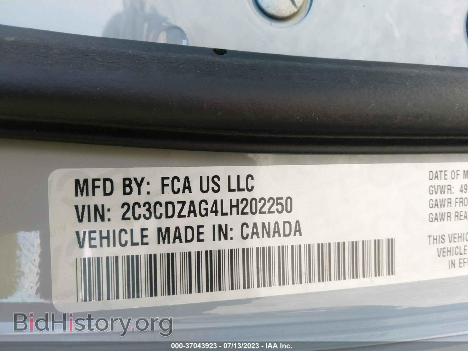 2020 DODGE CHALLENGER - VIN: 2C3CDZAG4LH202250 - Photo 9