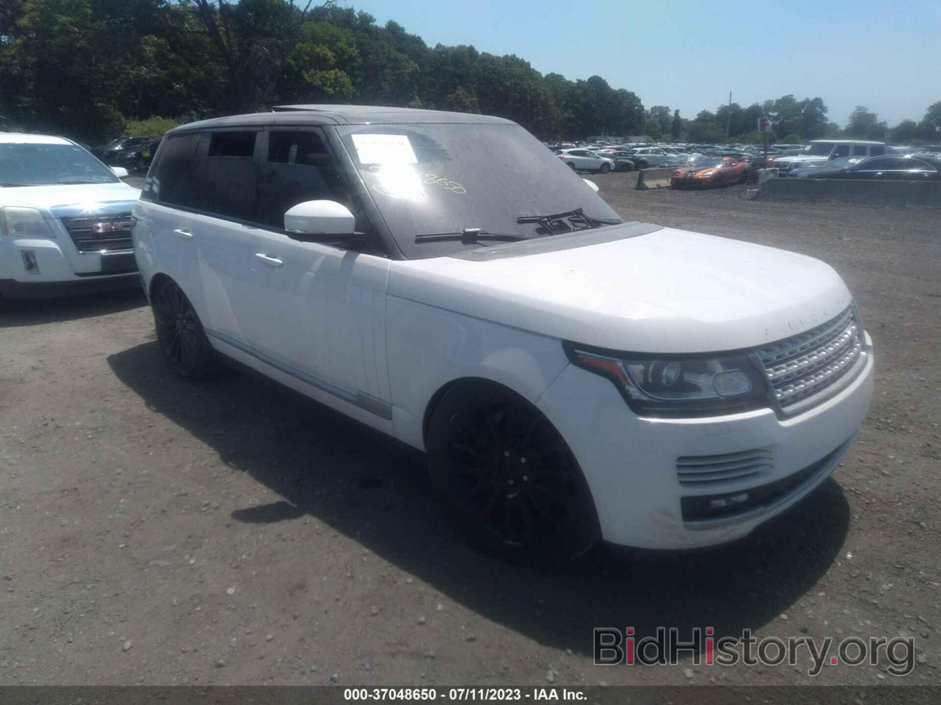 Photo SALGS2EF3GA283685 - LAND ROVER RANGE ROVER 2016