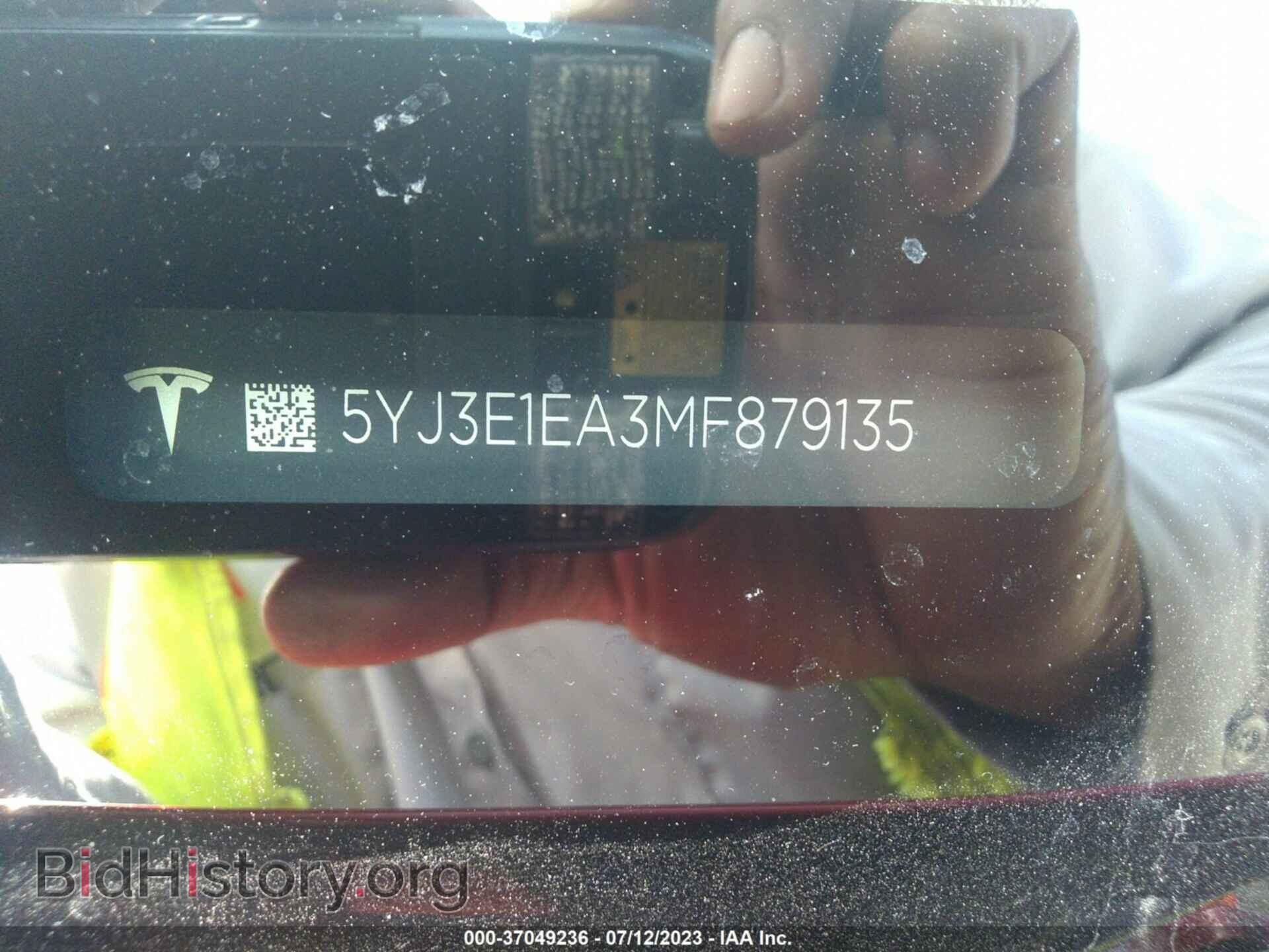 2021 TESLA MODEL 3 - VIN: 5YJ3E1EA3MF879135 - Photo 9