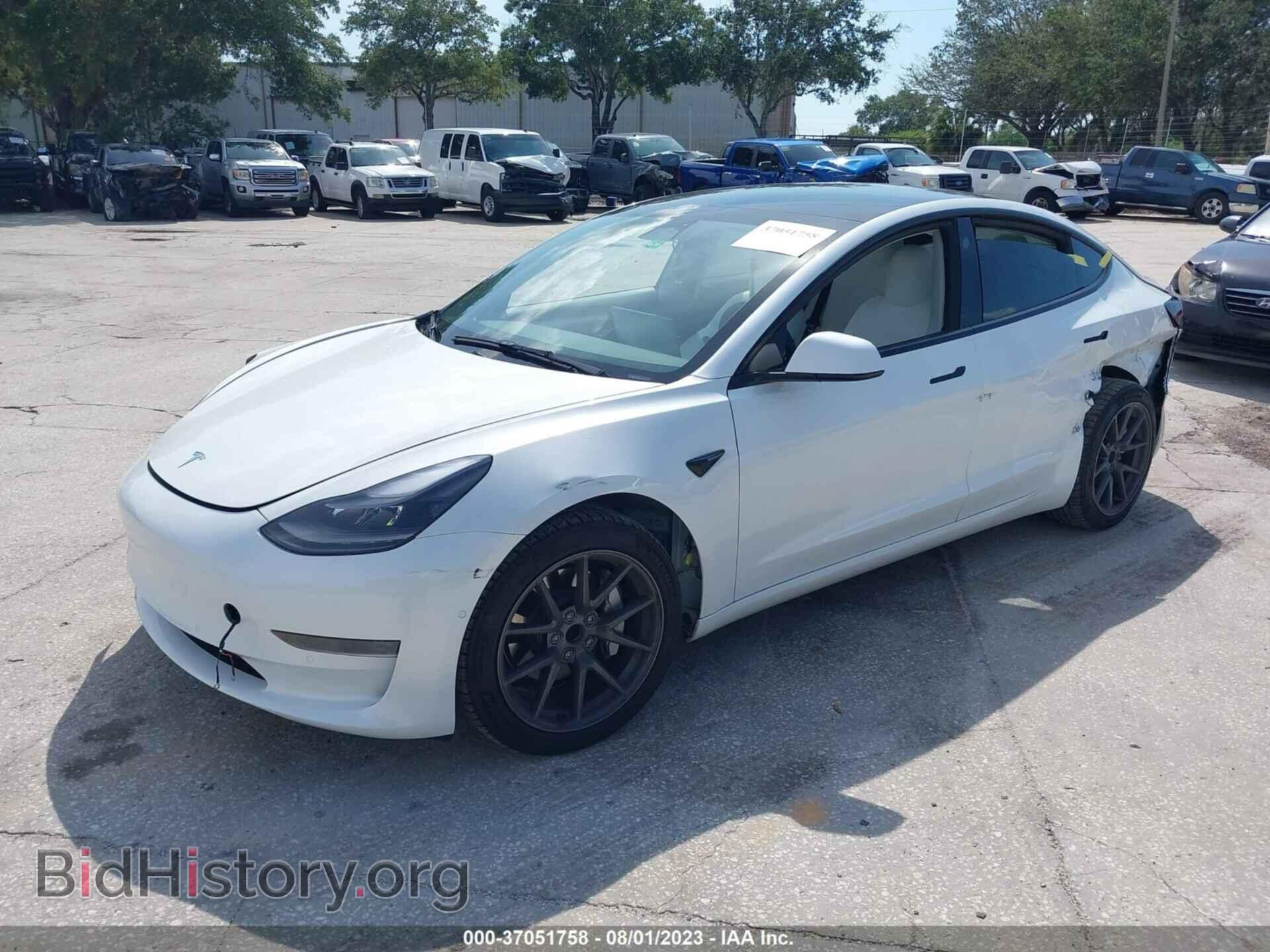 2021 TESLA MODEL 3 - VIN: 5YJ3E1EA1MF091504 - Фото 2