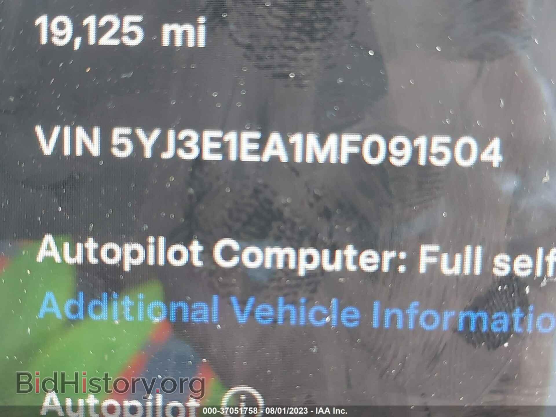 2021 TESLA MODEL 3 - VIN: 5YJ3E1EA1MF091504 - Фото 9