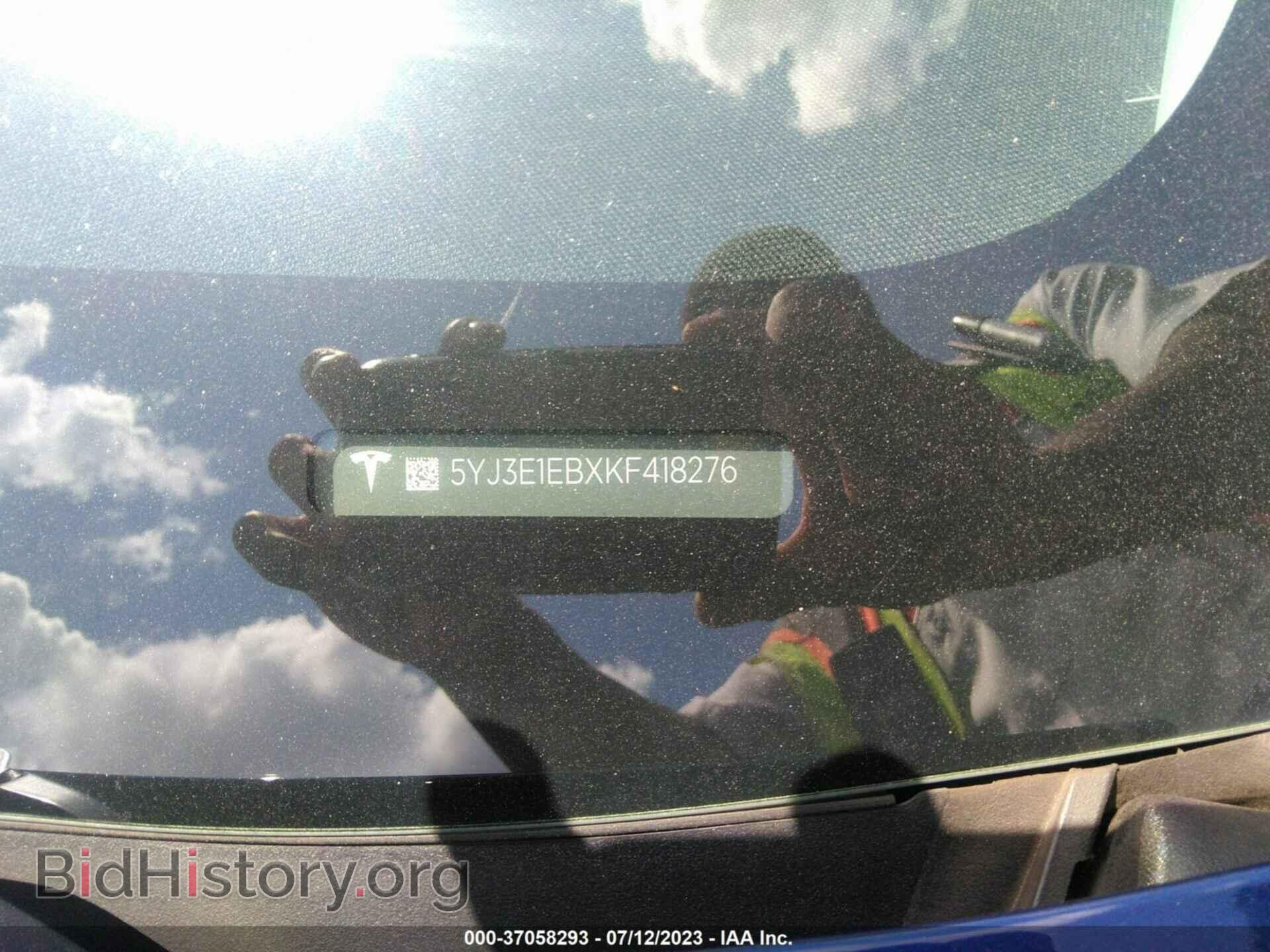 2019 TESLA MODEL 3 - VIN: 5YJ3E1EBXKF418276 - Photo 9