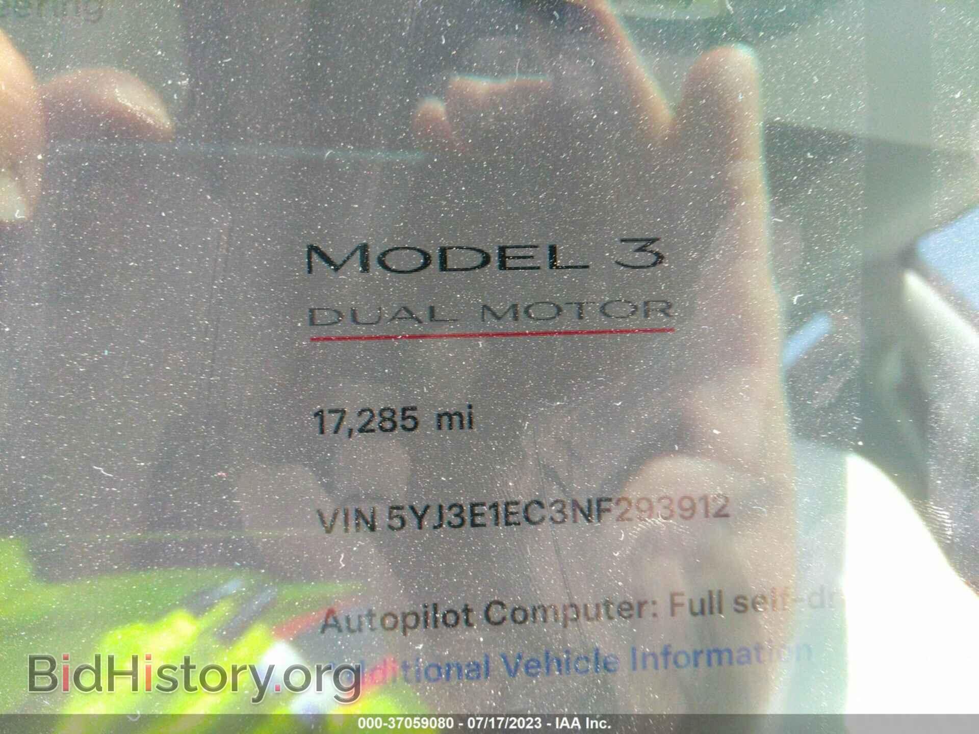 2022 TESLA MODEL 3 - VIN: 5YJ3E1EC3NF293912 - Photo 7