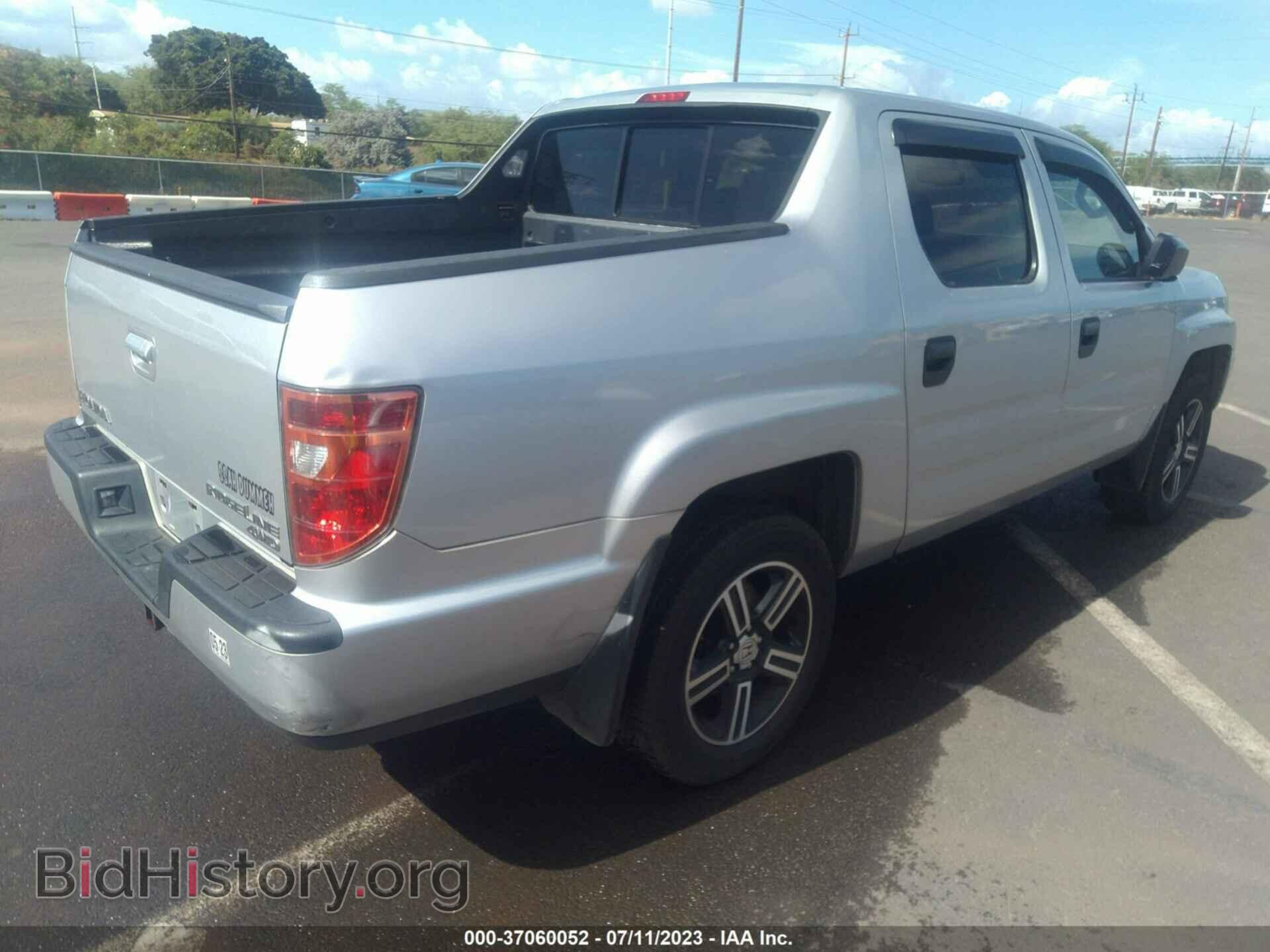 2013 HONDA RIDGELINE - VIN: 5FPYK1F71DB013149 - Фото 4