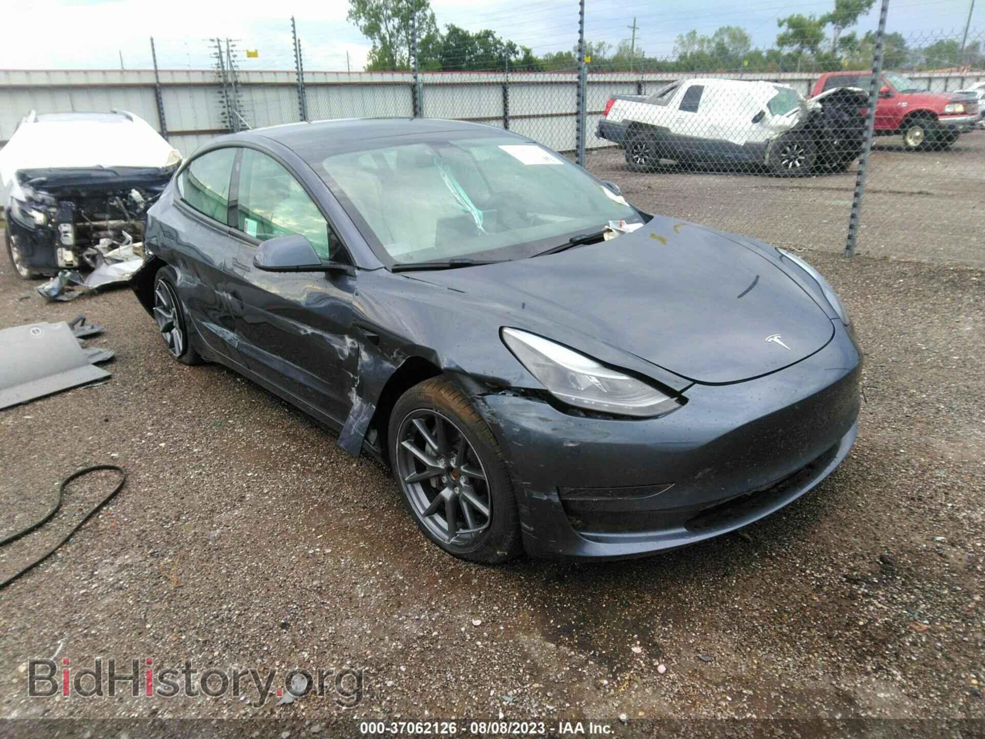 Photo 5YJ3E1EB3NF153639 - TESLA MODEL 3 2022