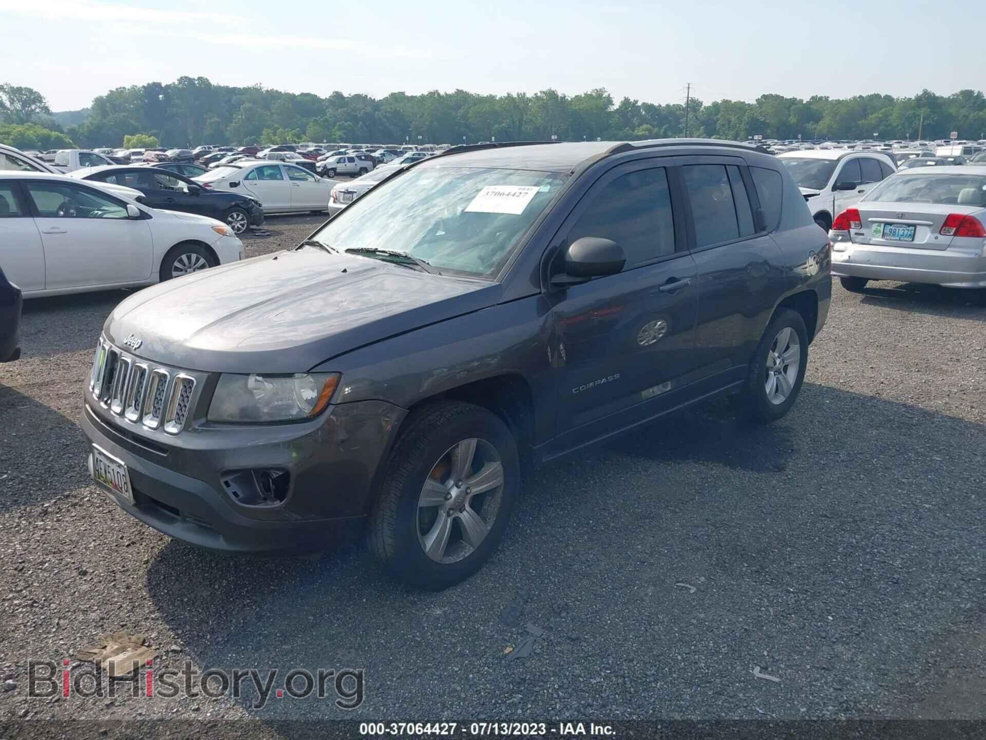 2014 JEEP COMPASS - VIN: 1C4NJDEB8ED762464 - Фото 2