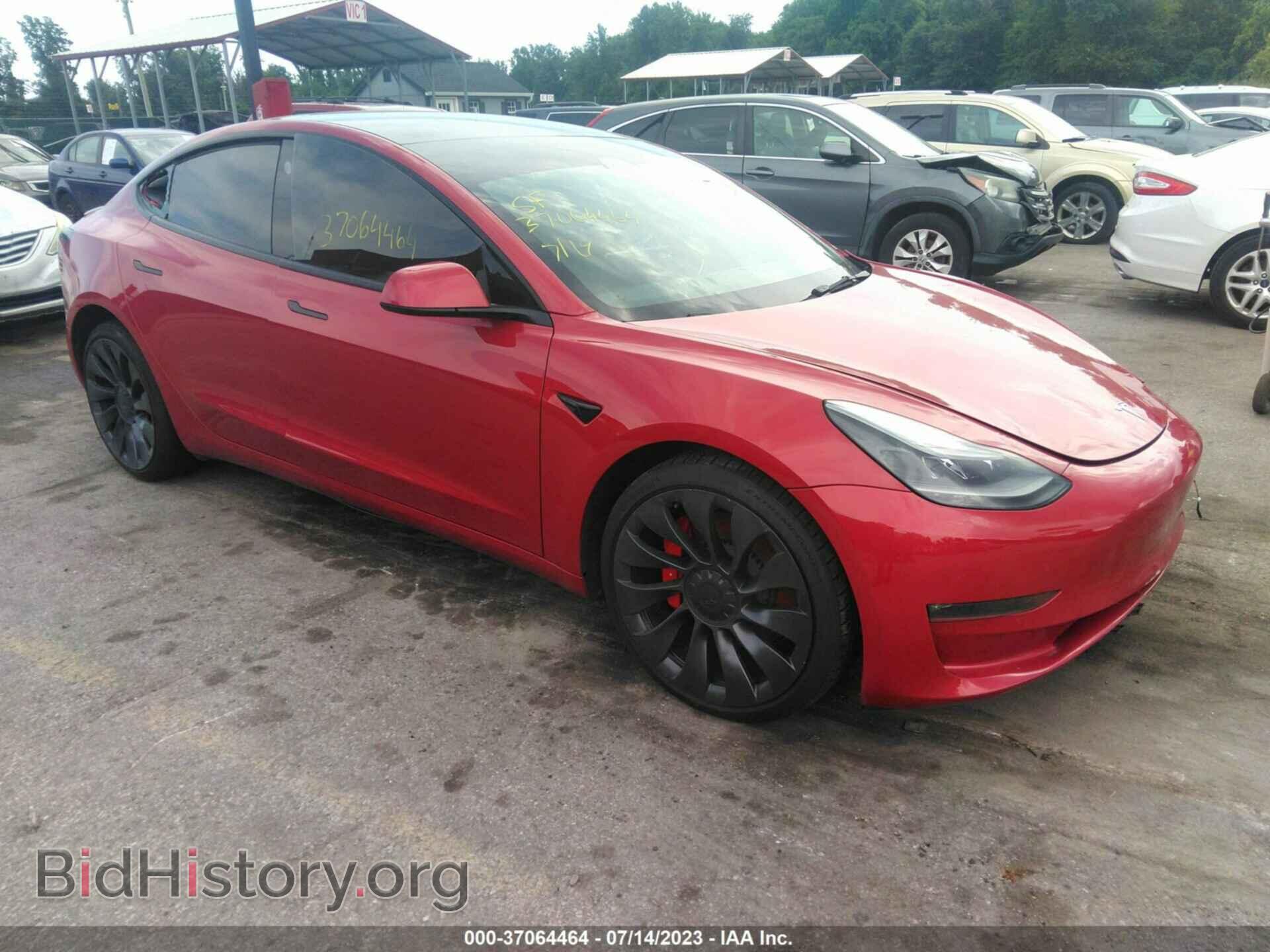 Photo 5YJ3E1EC1MF096672 - TESLA MODEL 3 2021