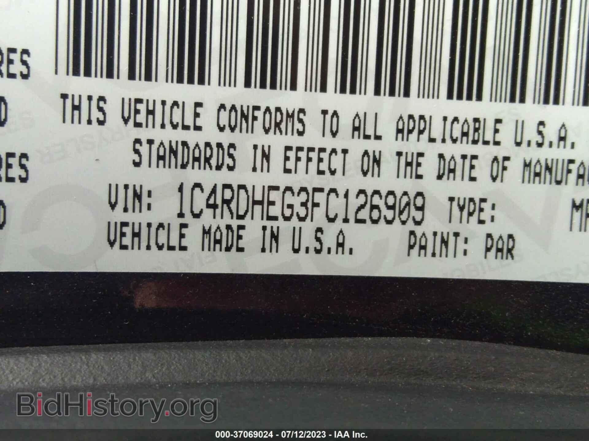 2015 DODGE DURANGO - VIN: 1C4RDHEG3FC126909 - Фото 9