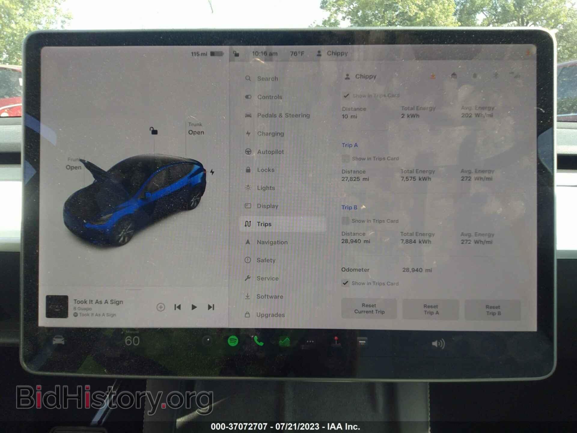 2021 TESLA MODEL Y - VIN: 5YJYGDEE3MF144756 - Photo 7