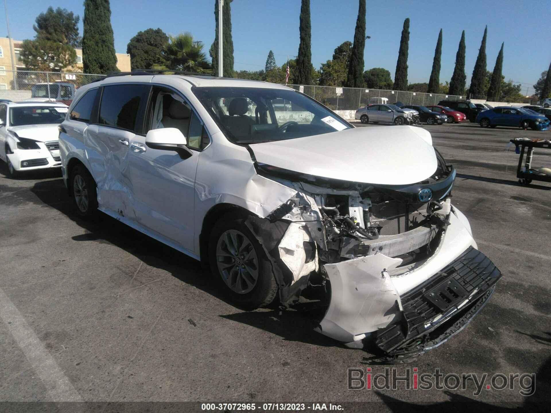 Photo 5TDJRKEC7NS105471 - TOYOTA SIENNA 2022