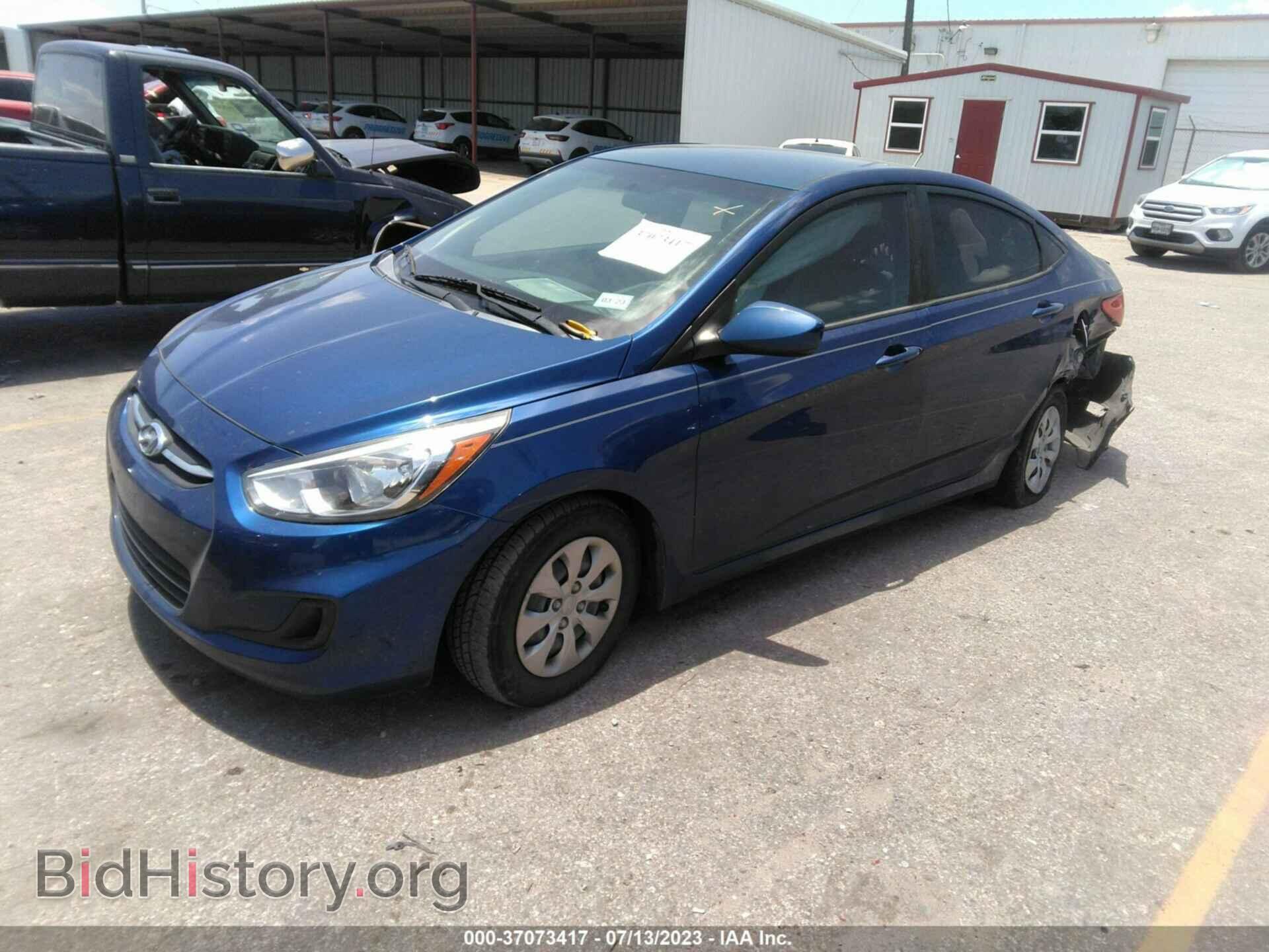 2016 HYUNDAI ACCENT - VIN: KMHCT4AEXGU995245 - Фото 2