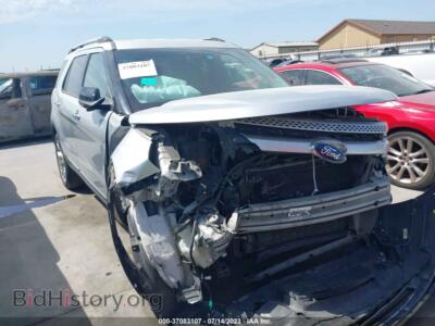 2012 Ford EXPLORER XLT, серебристый — VIN 1FMHK7D87CGA25152, IAAI